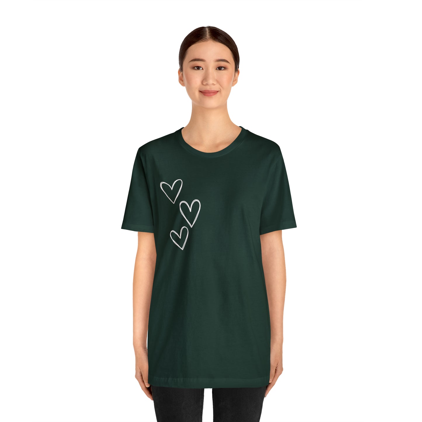 3 Hearts Simple Shirt