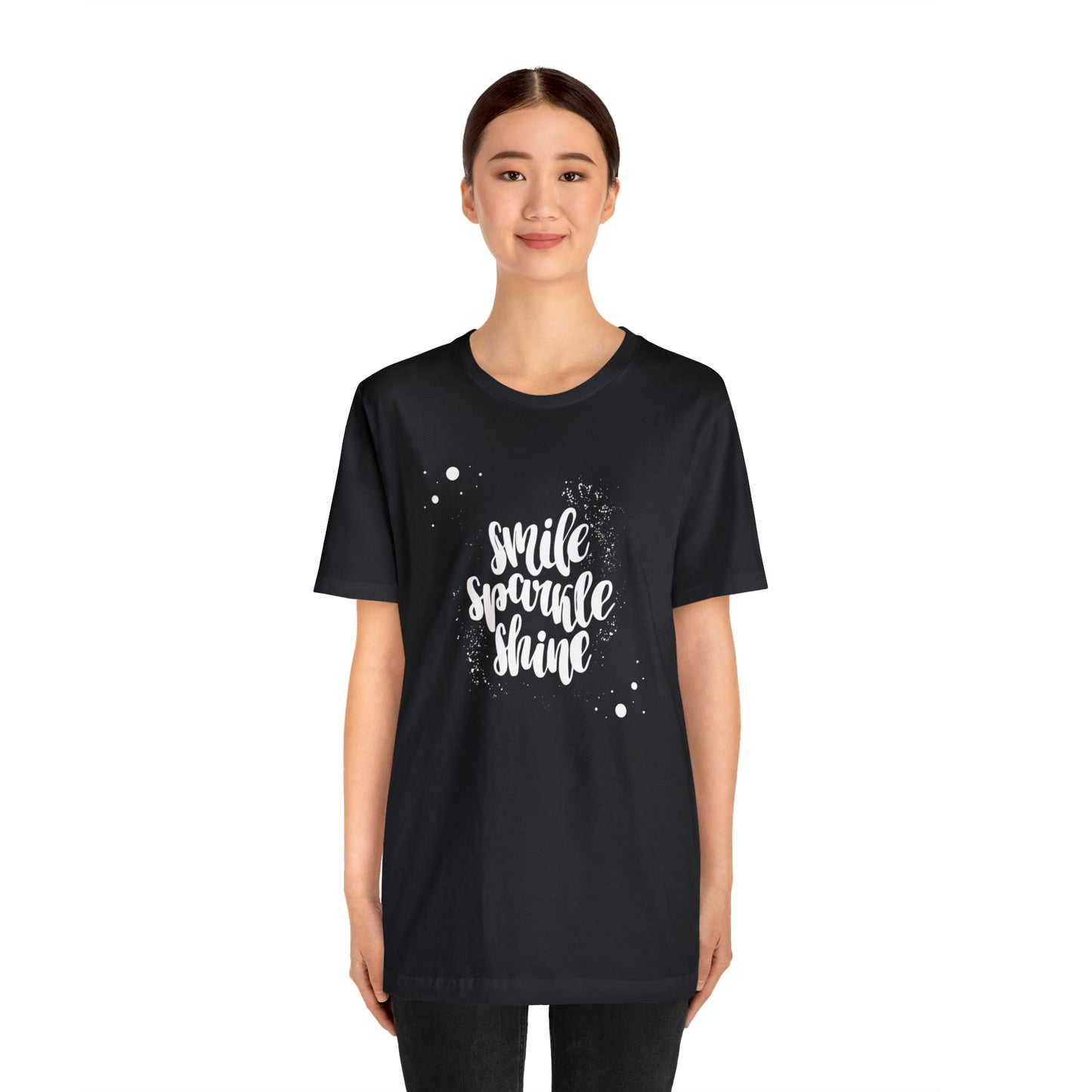 Smile, Sparkle, Shine Paint Splash Shirt