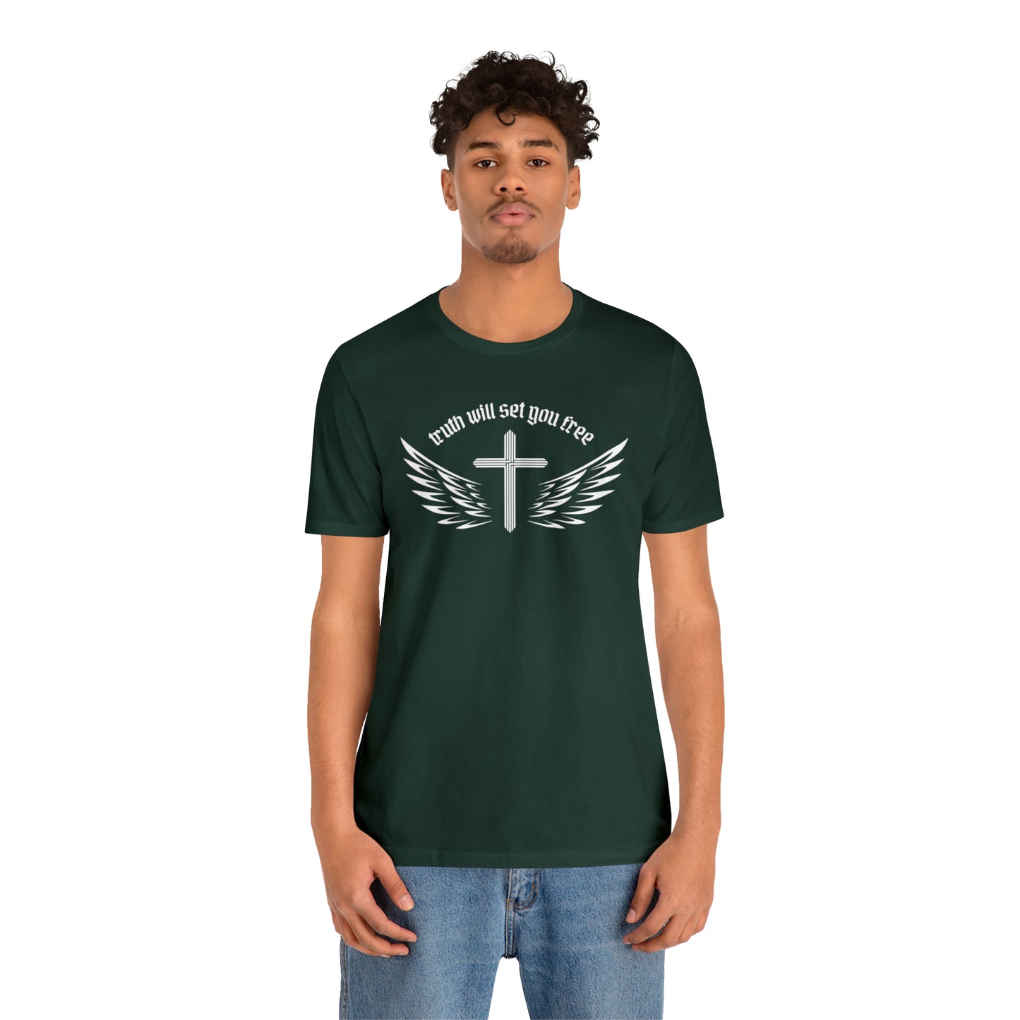 Truth Will Set You Free Cross Wings Shirt