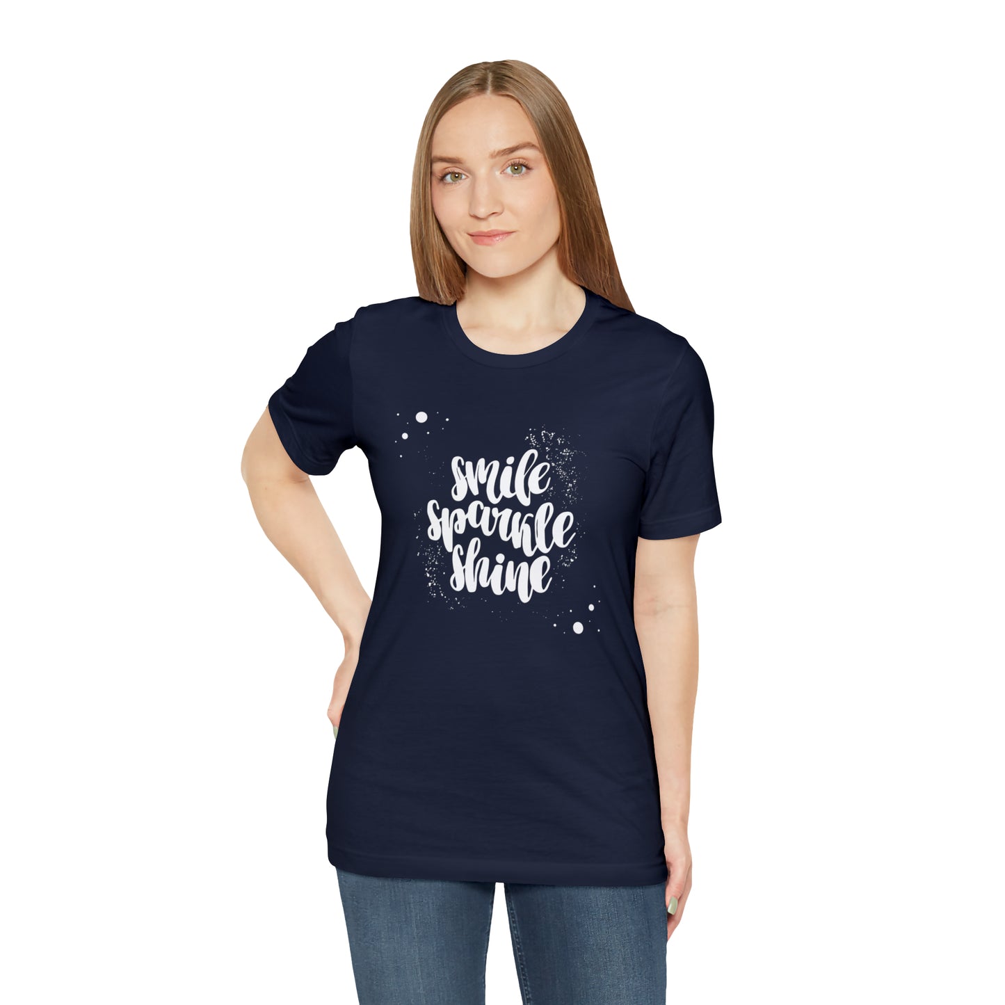 Smile, Sparkle, Shine Paint Splash Shirt