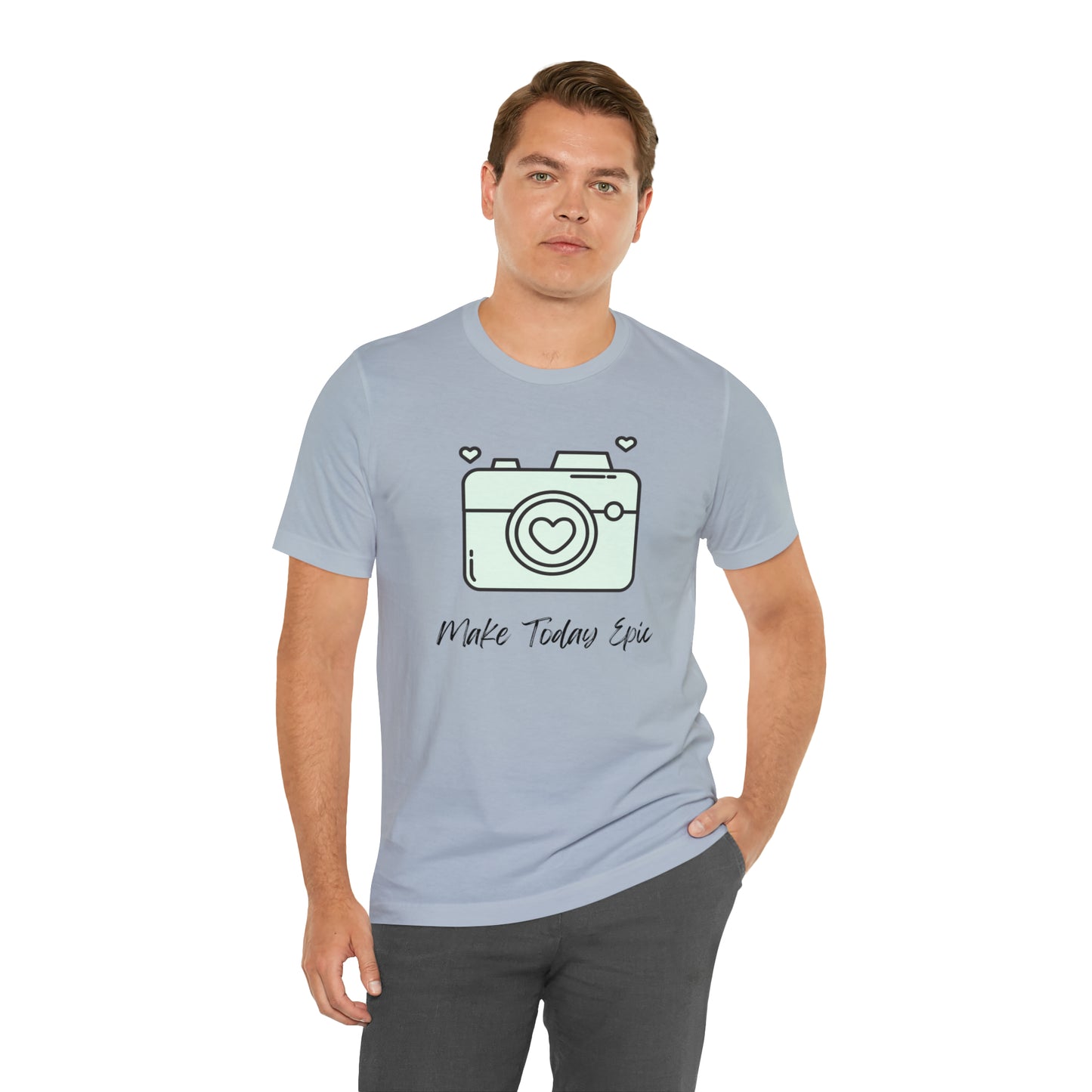 Make Today Epic Heart Camera Shirt