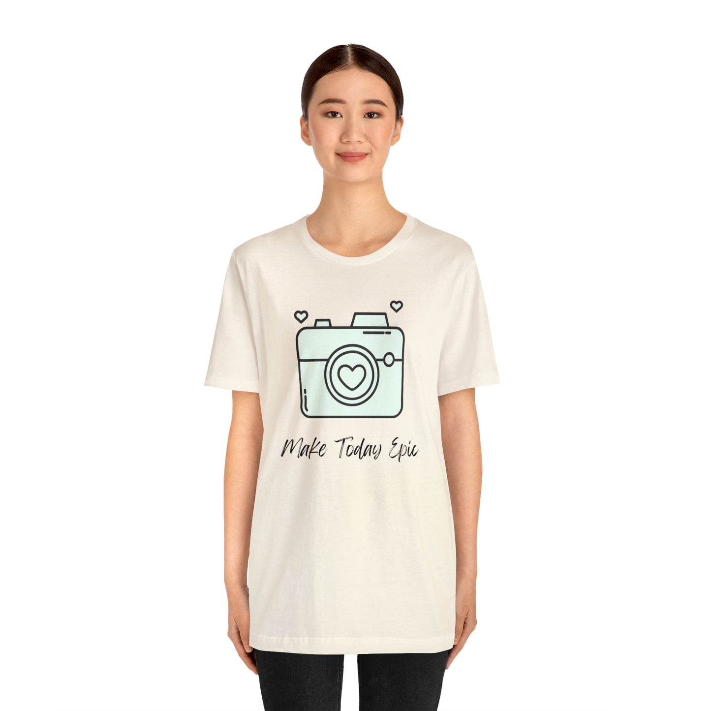 Make Today Epic Heart Camera Shirt