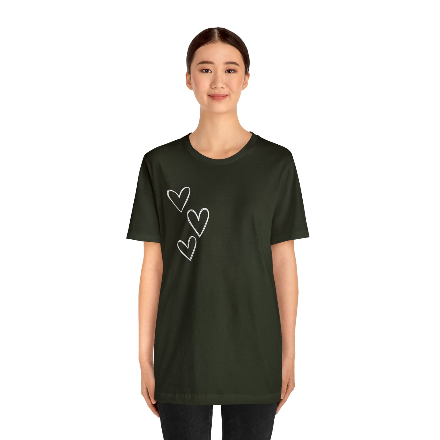 3 Hearts Simple Shirt