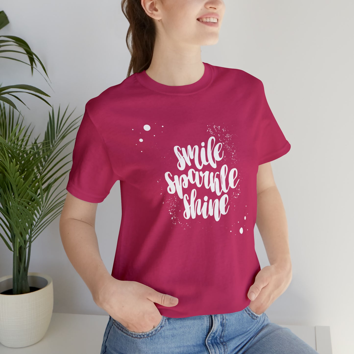 Smile, Sparkle, Shine Paint Splash Shirt