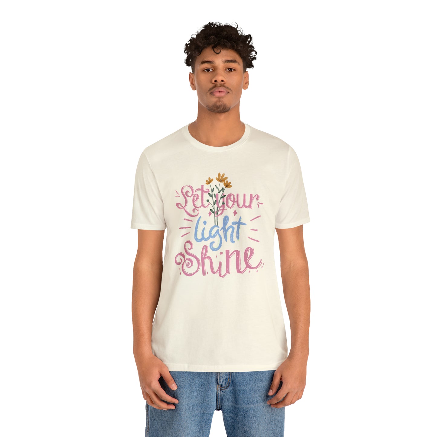 Let Your Light Shine Flower Shirt