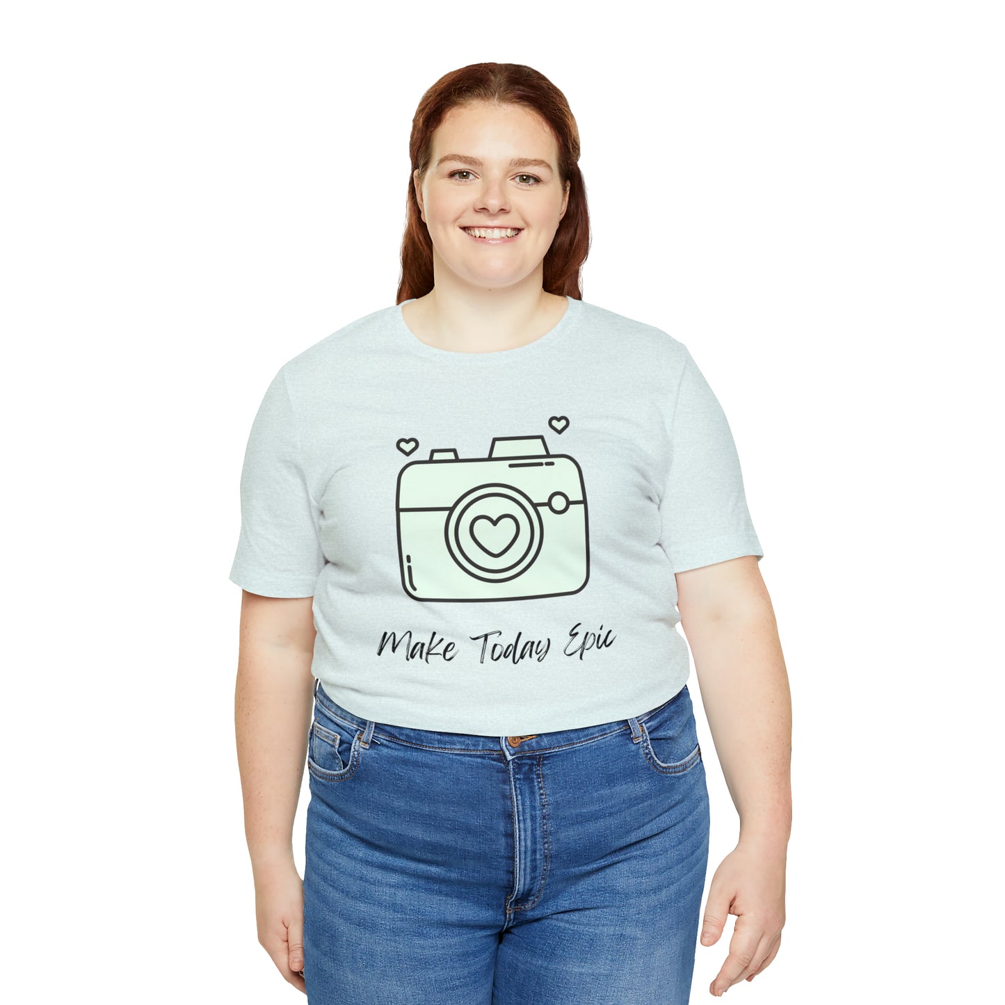 Make Today Epic Heart Camera Shirt