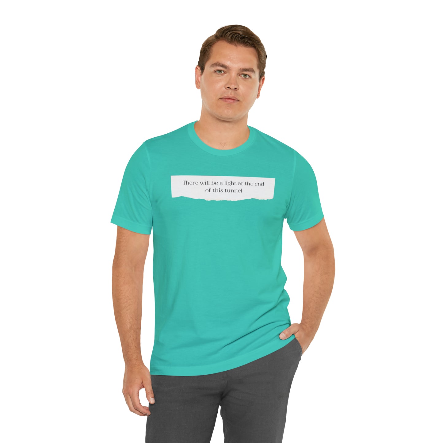There Will Be A Light At The End Of This Tunnel Motivational Shirt