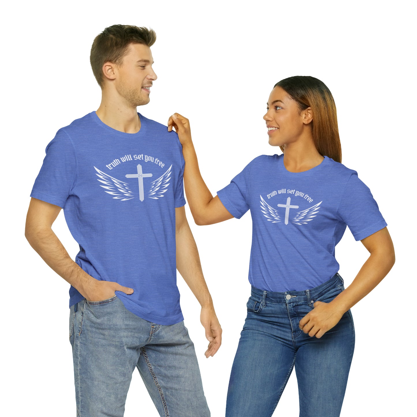 Truth Will Set You Free Cross Wings Shirt