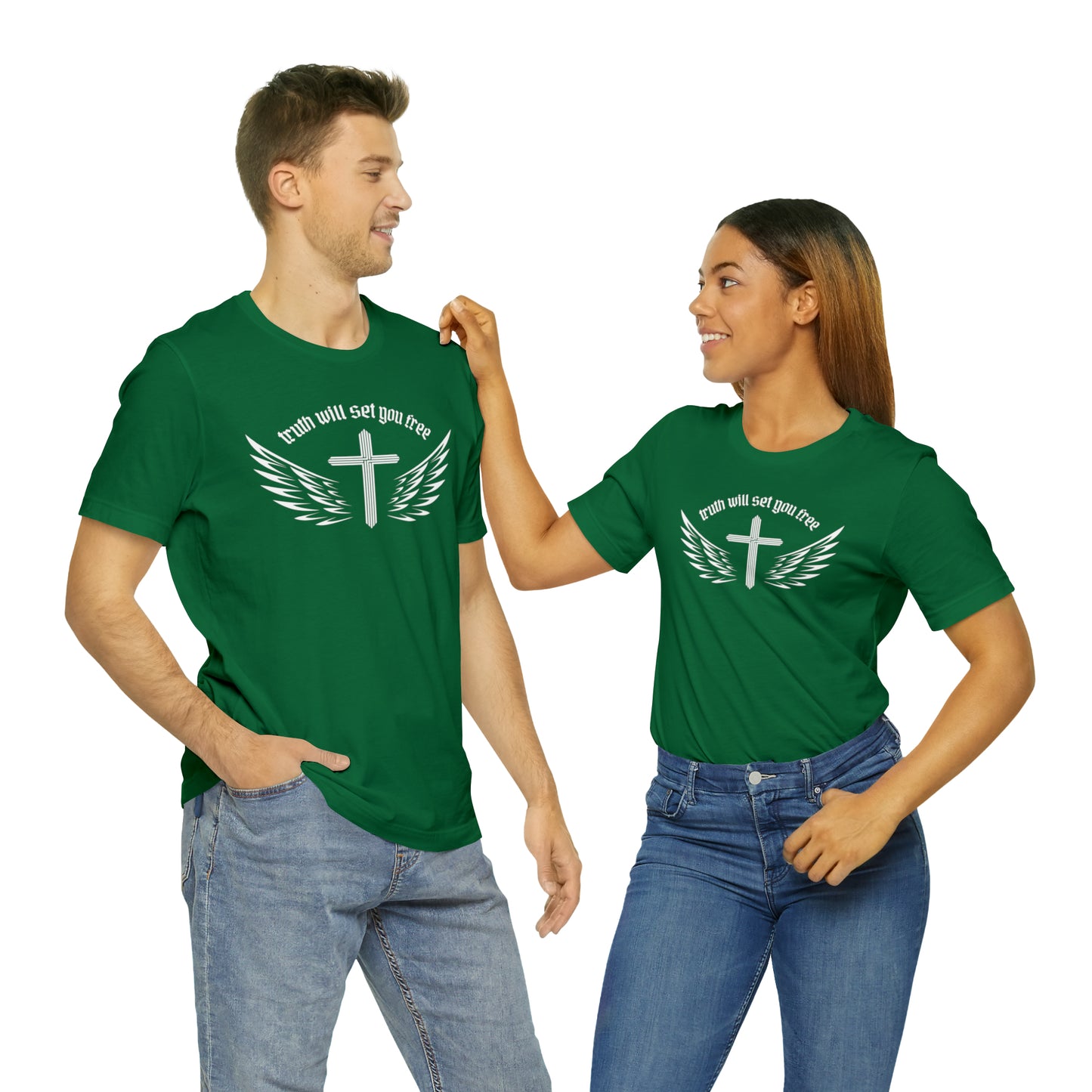 Truth Will Set You Free Cross Wings Shirt