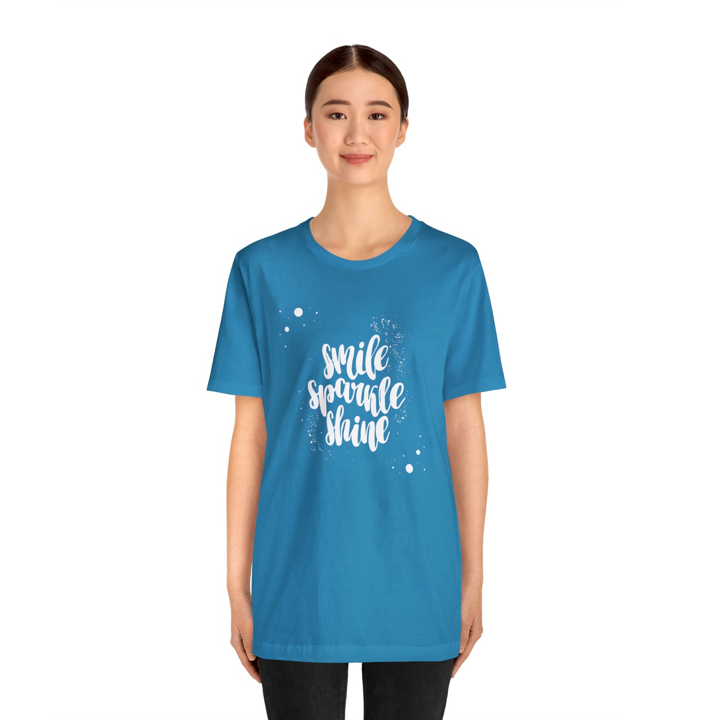 Smile, Sparkle, Shine Paint Splash Shirt