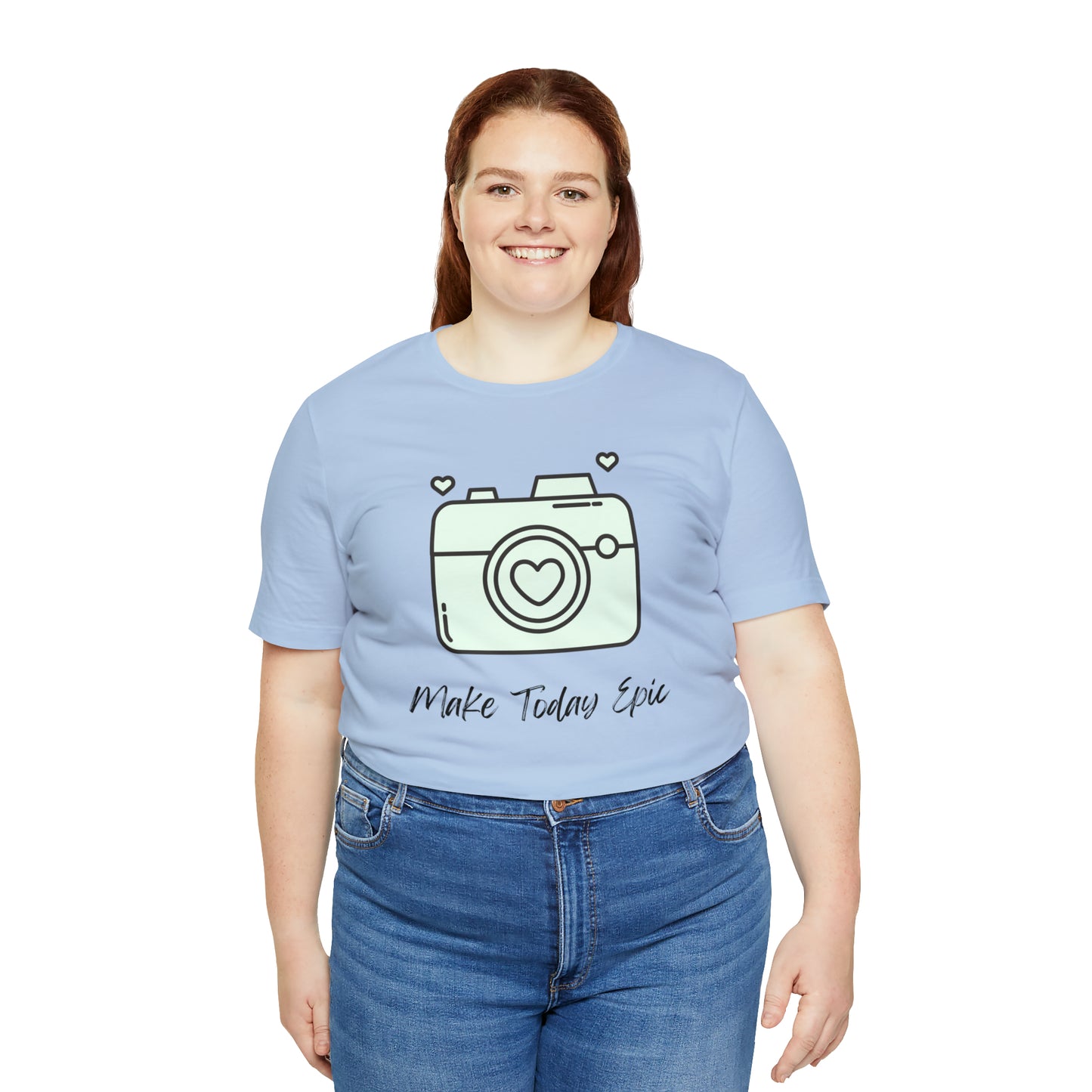Make Today Epic Heart Camera Shirt