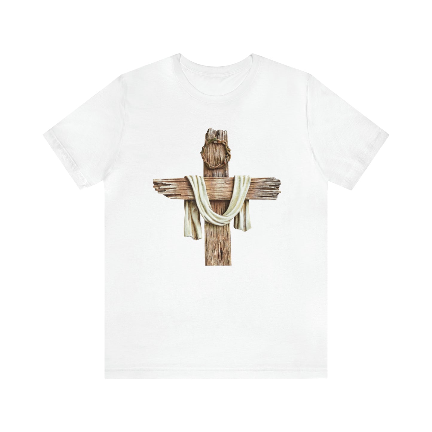 Realistic Cross Wood Shirt