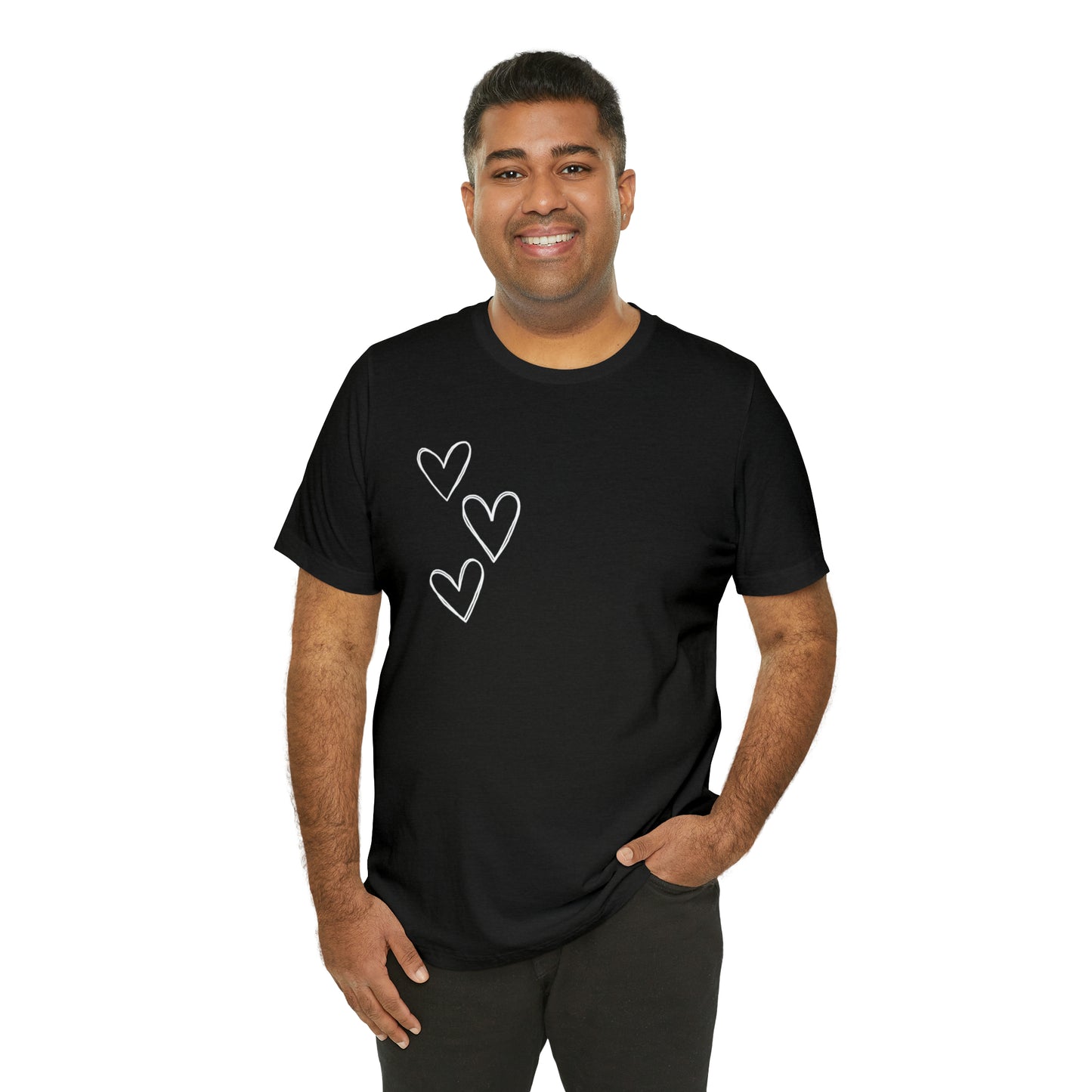 3 Hearts Simple Shirt