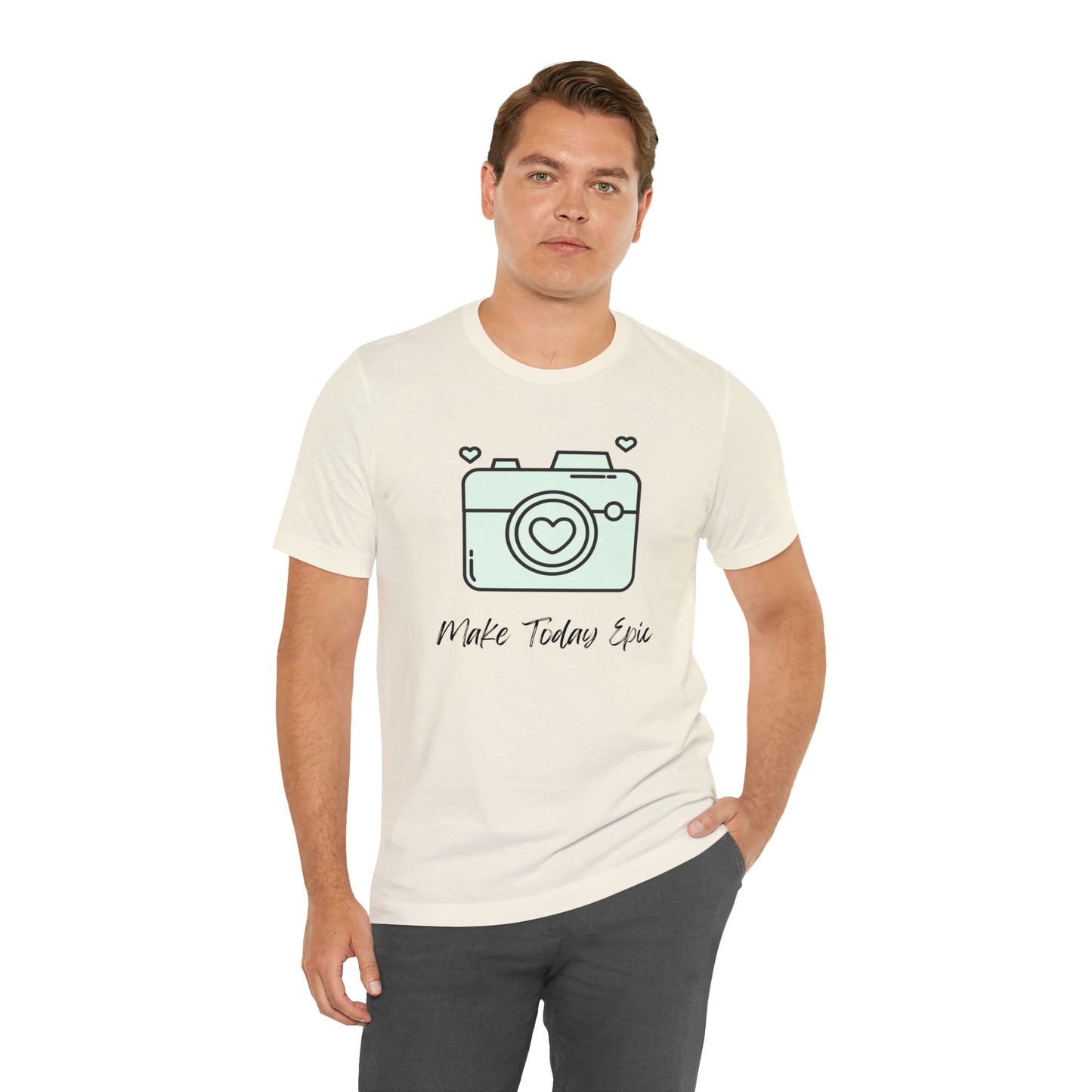 Make Today Epic Heart Camera Shirt