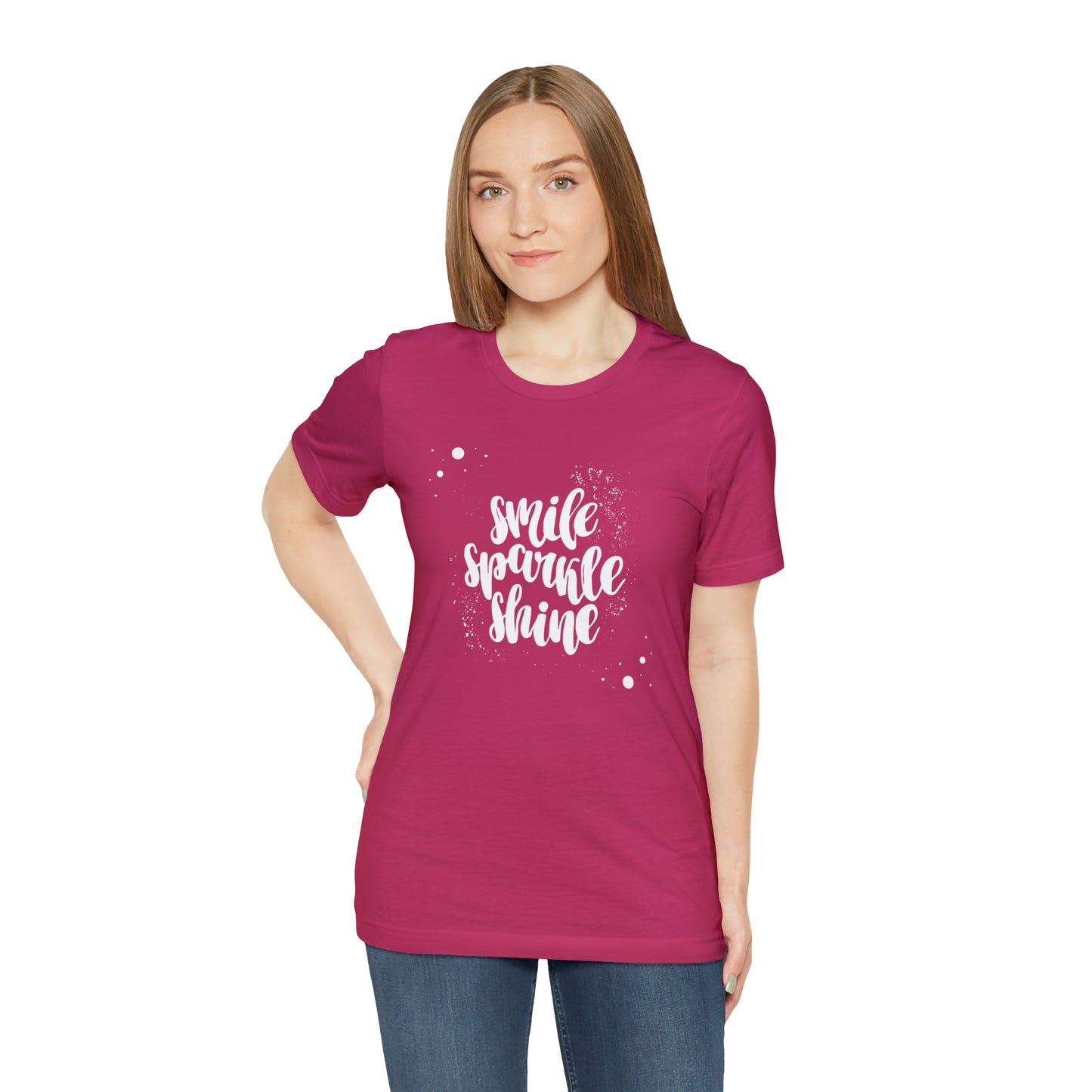 Smile, Sparkle, Shine Paint Splash Shirt