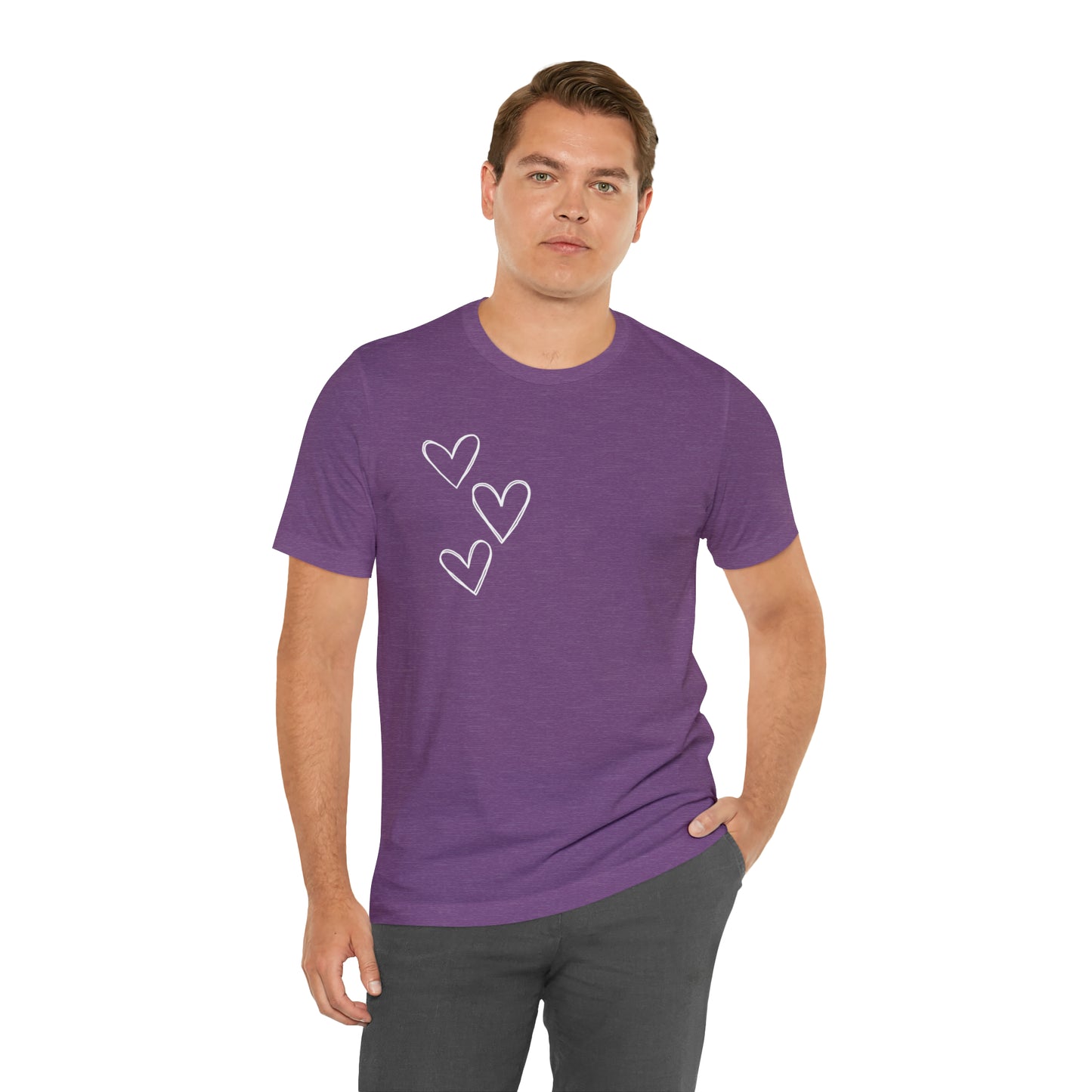 3 Hearts Simple Shirt