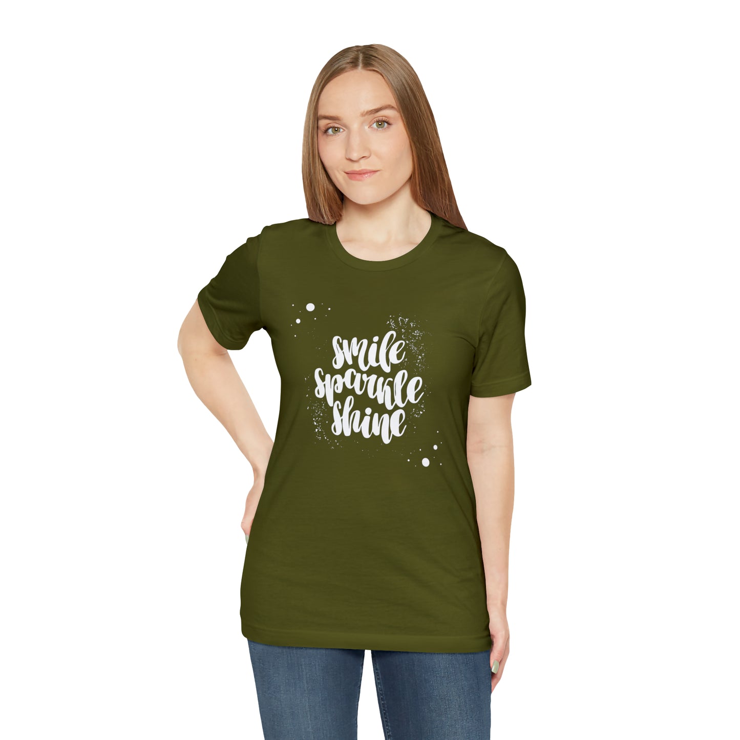 Smile, Sparkle, Shine Paint Splash Shirt