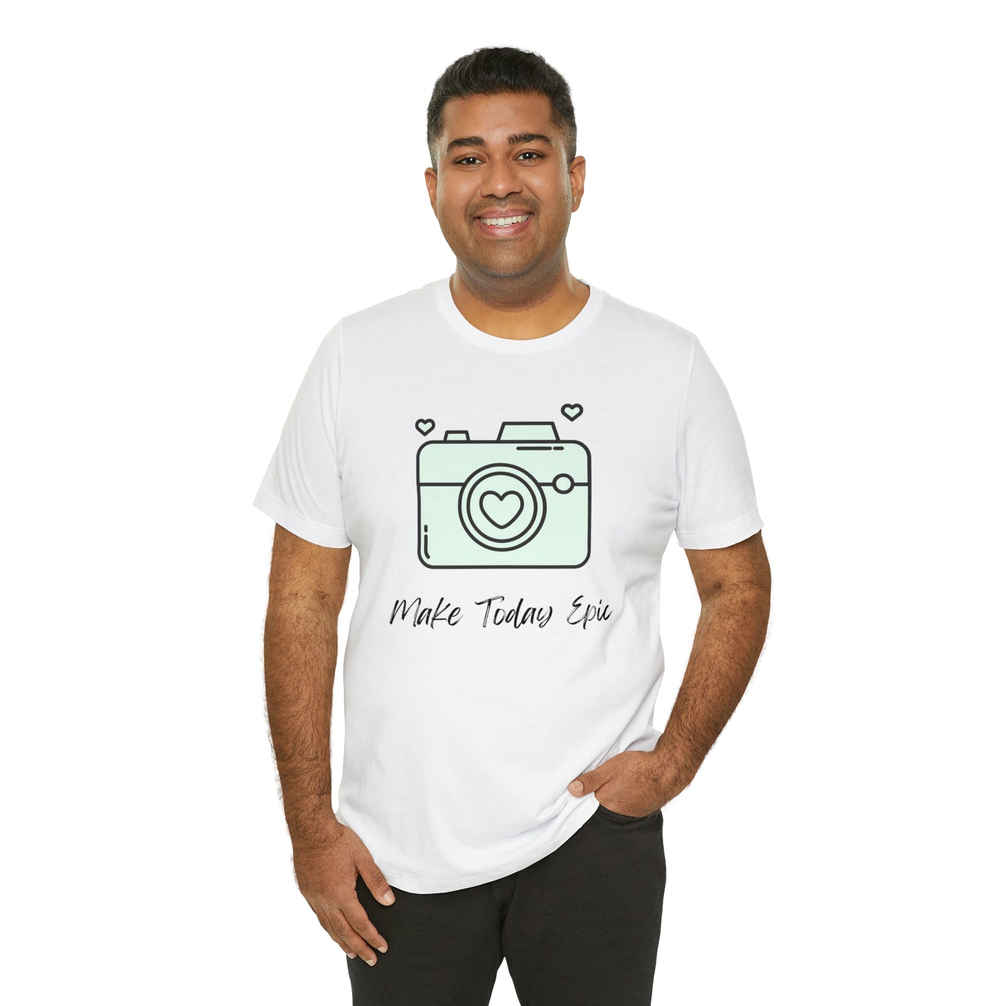 Make Today Epic Heart Camera Shirt