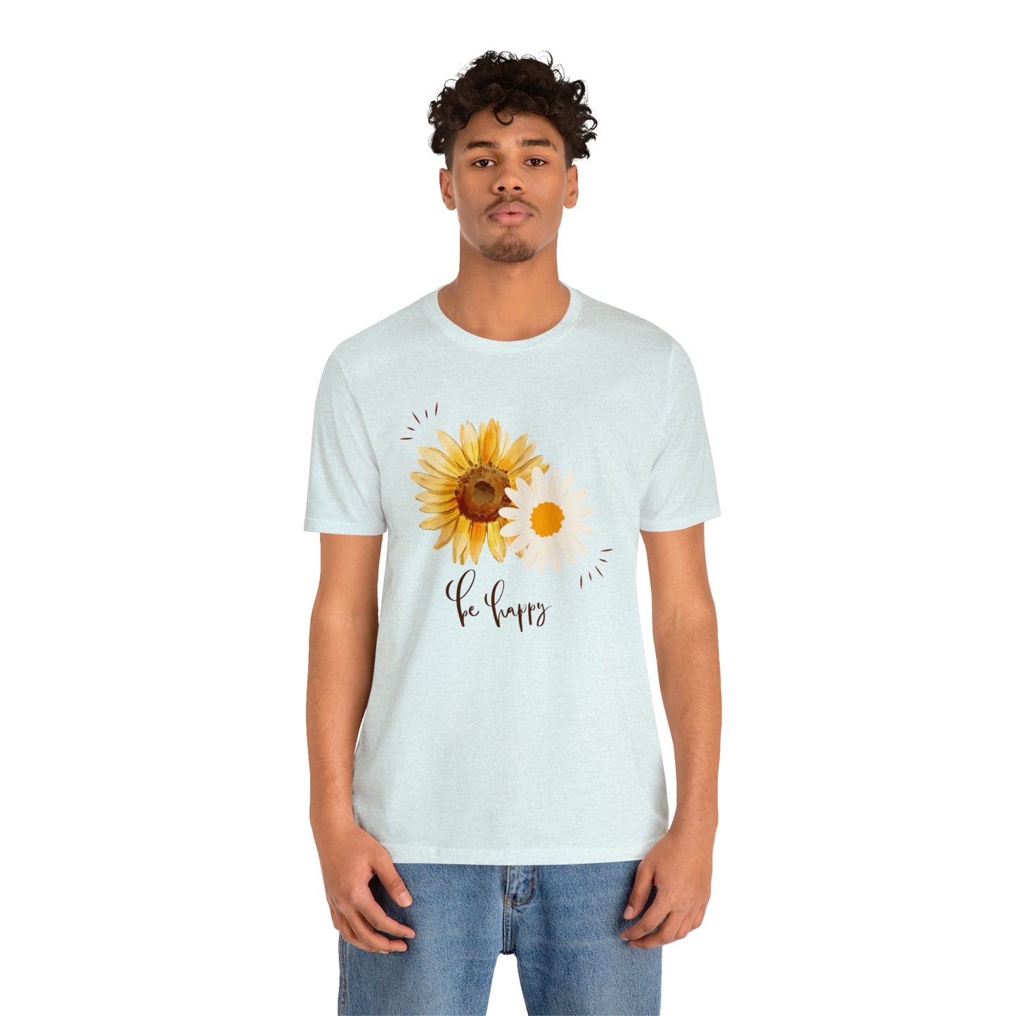 Be Happy Flower Shirt