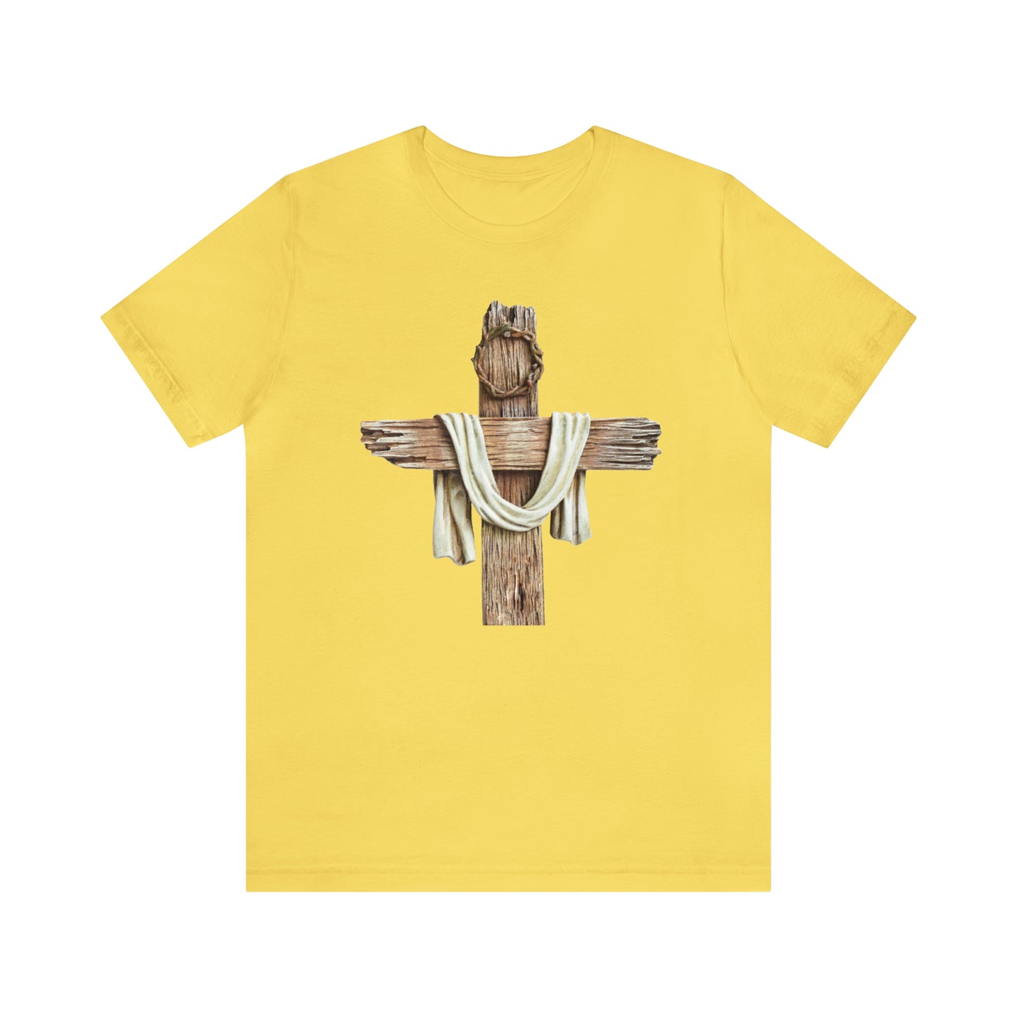 Realistic Cross Wood Shirt