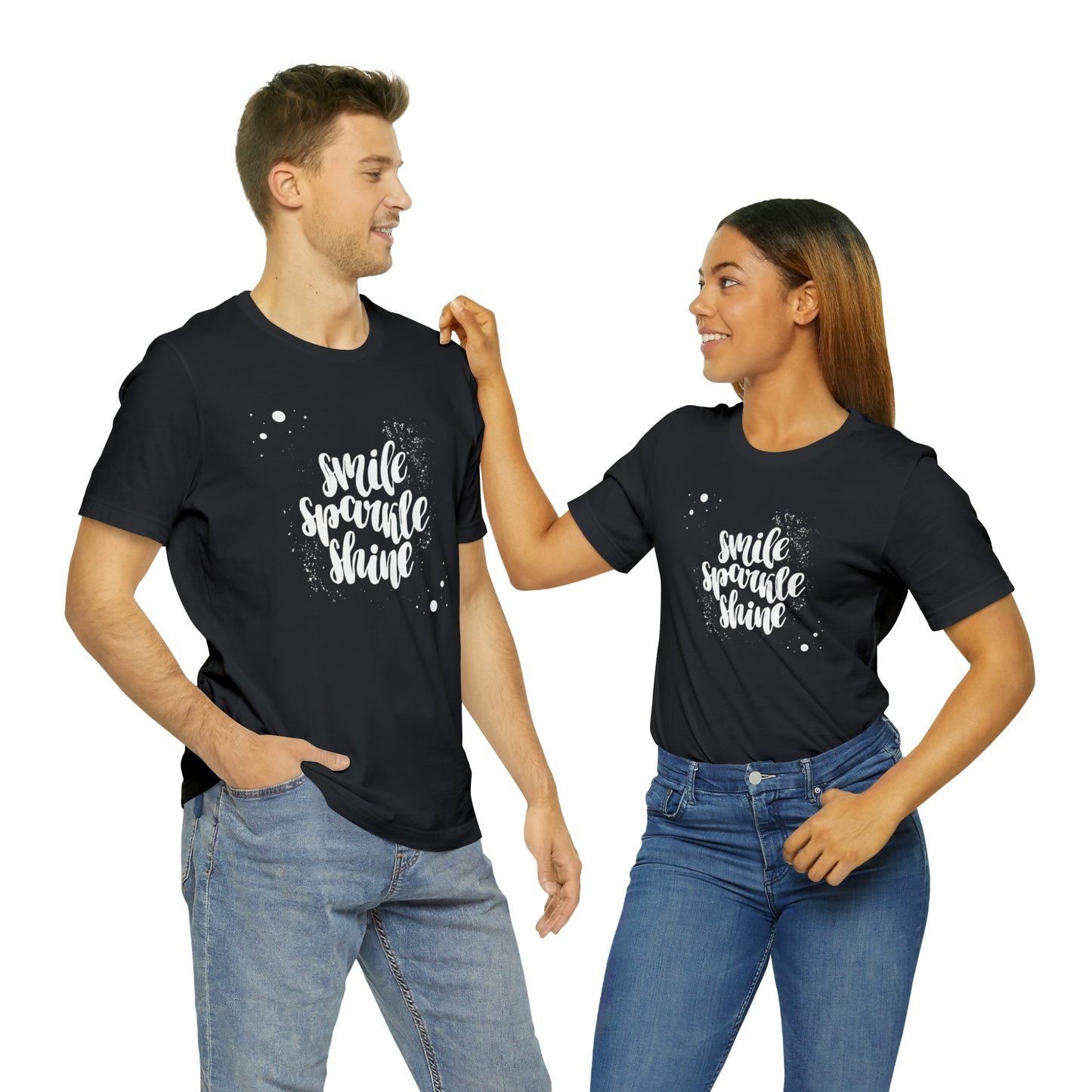 Smile, Sparkle, Shine Paint Splash Shirt