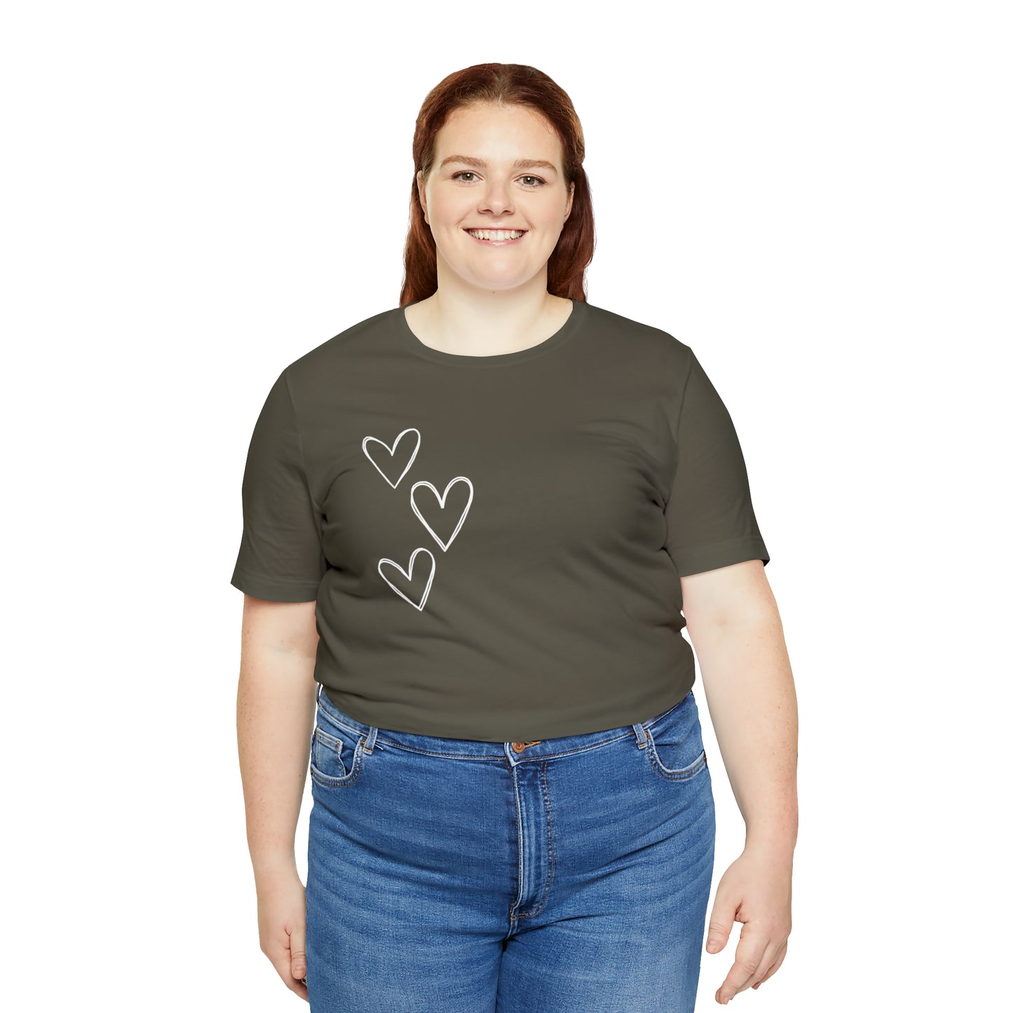3 Hearts Simple Shirt