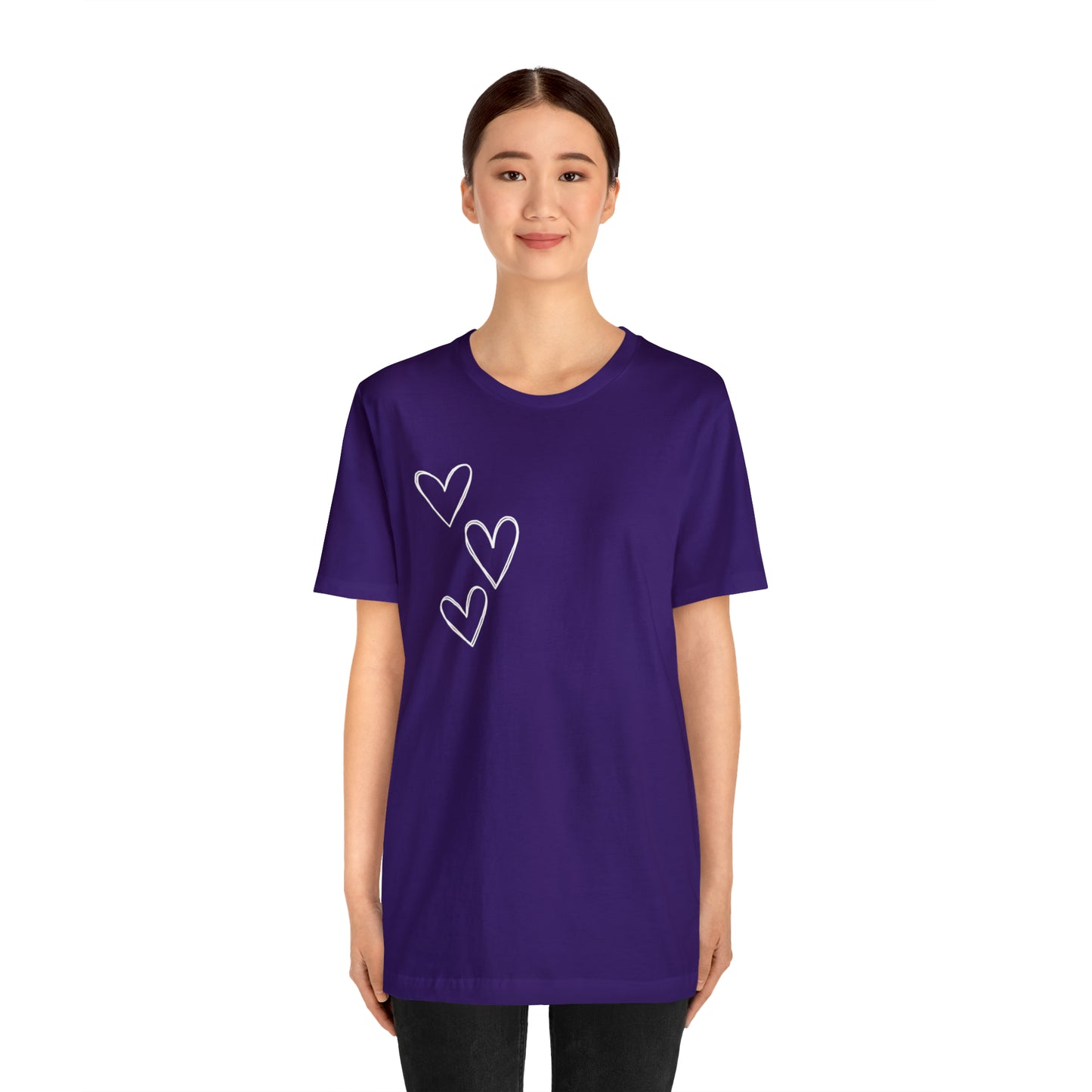 3 Hearts Simple Shirt