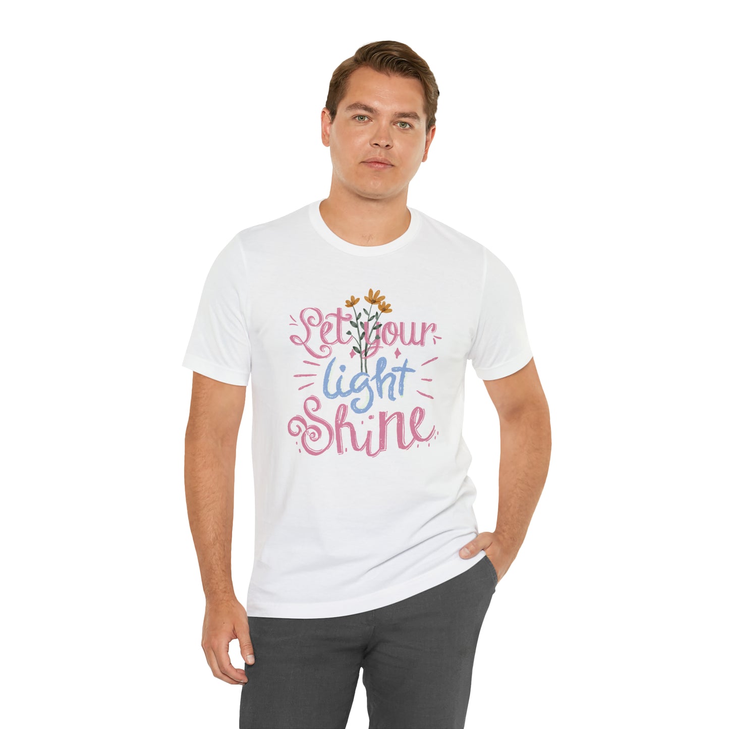 Let Your Light Shine Flower Shirt