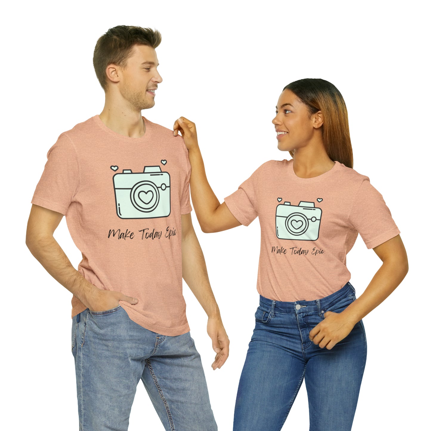 Make Today Epic Heart Camera Shirt
