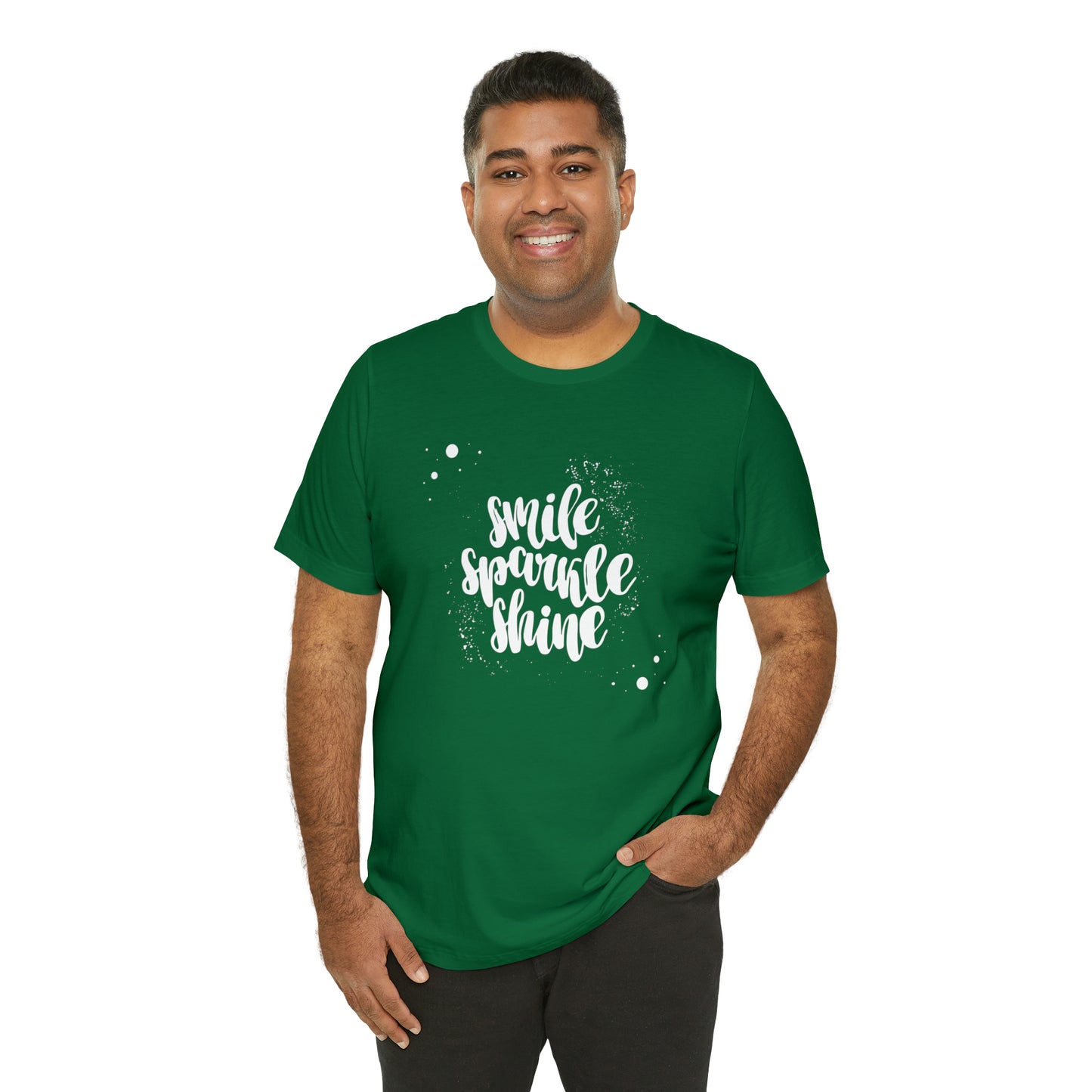 Smile, Sparkle, Shine Paint Splash Shirt