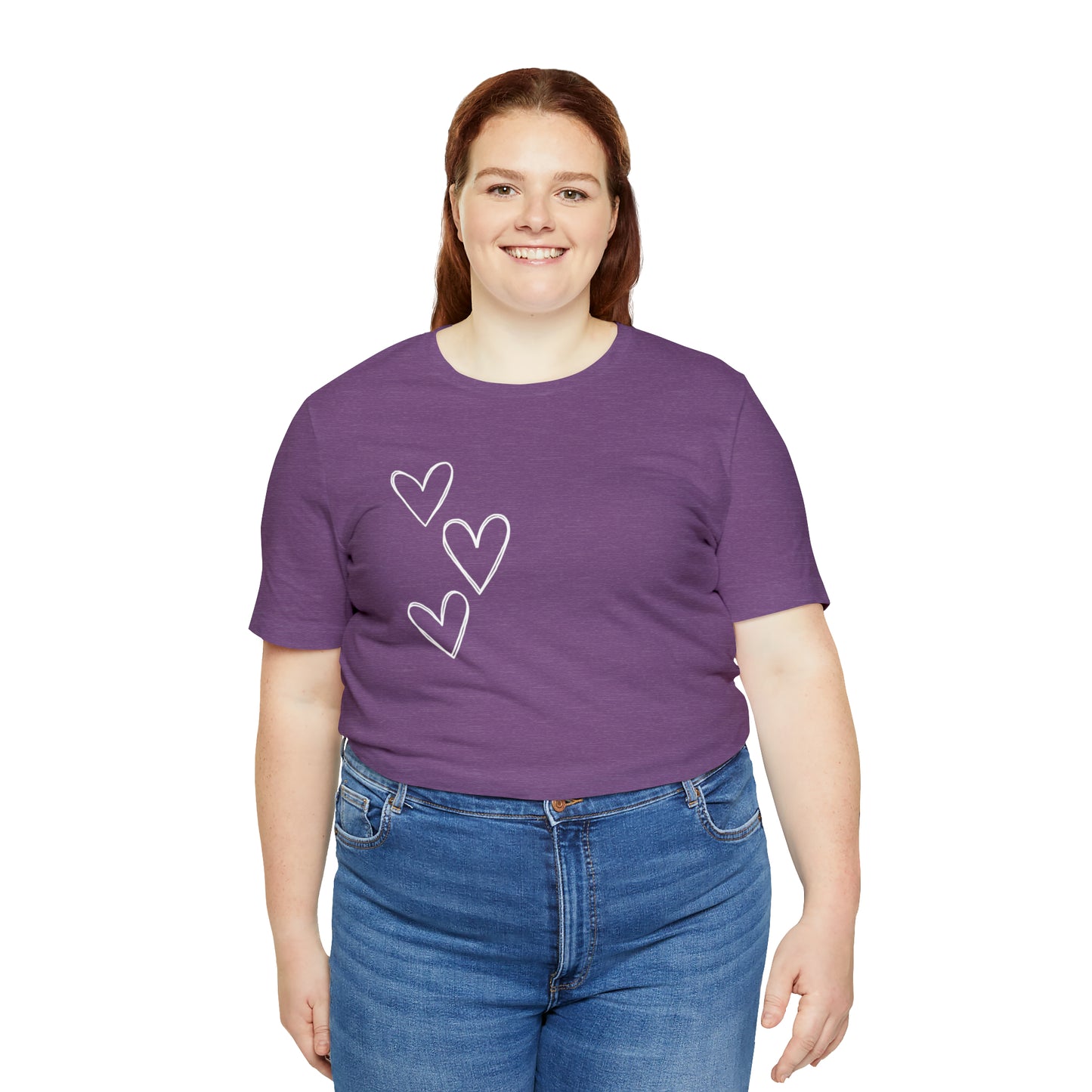 3 Hearts Simple Shirt