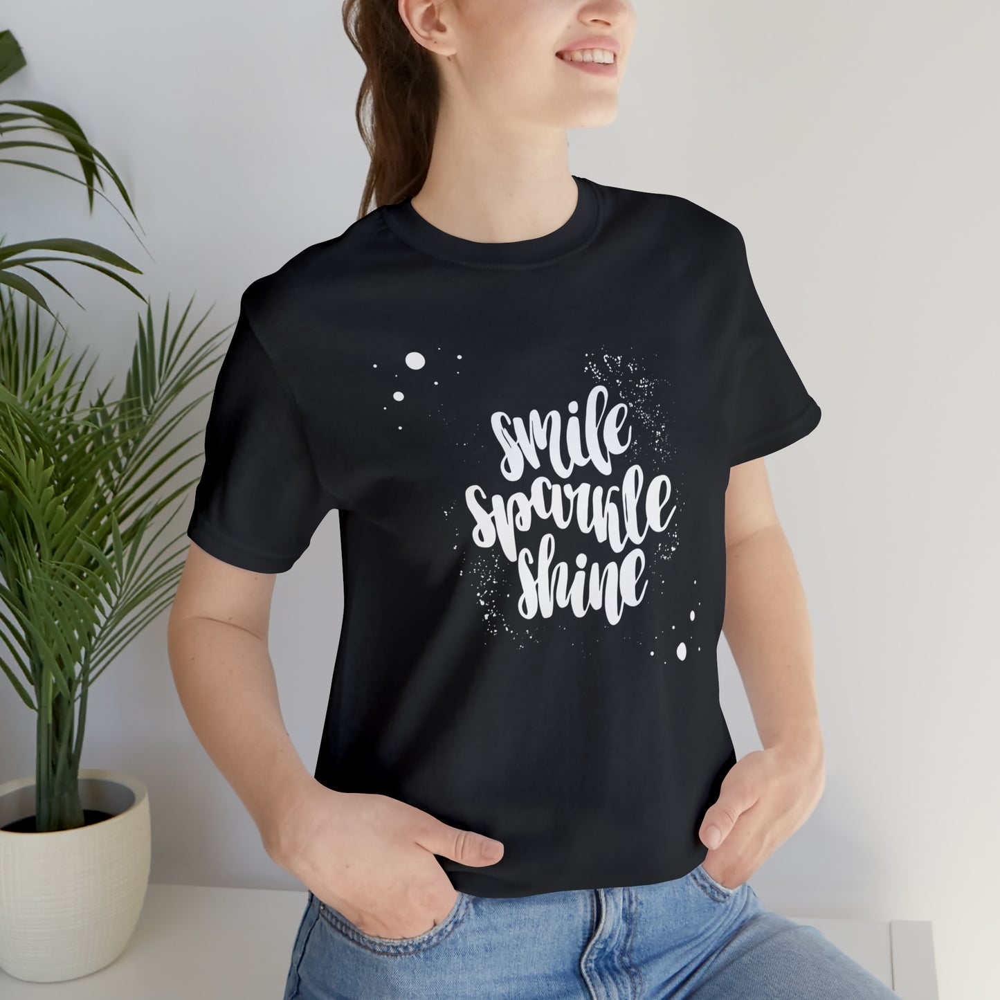 Smile, Sparkle, Shine Paint Splash Shirt