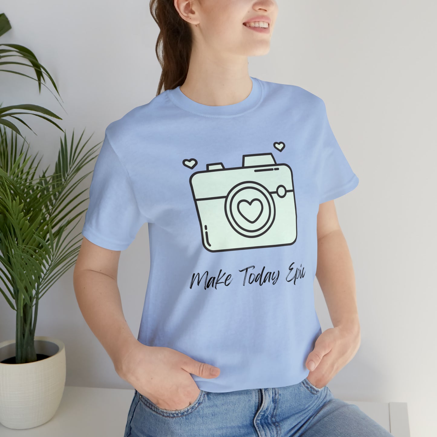 Make Today Epic Heart Camera Shirt