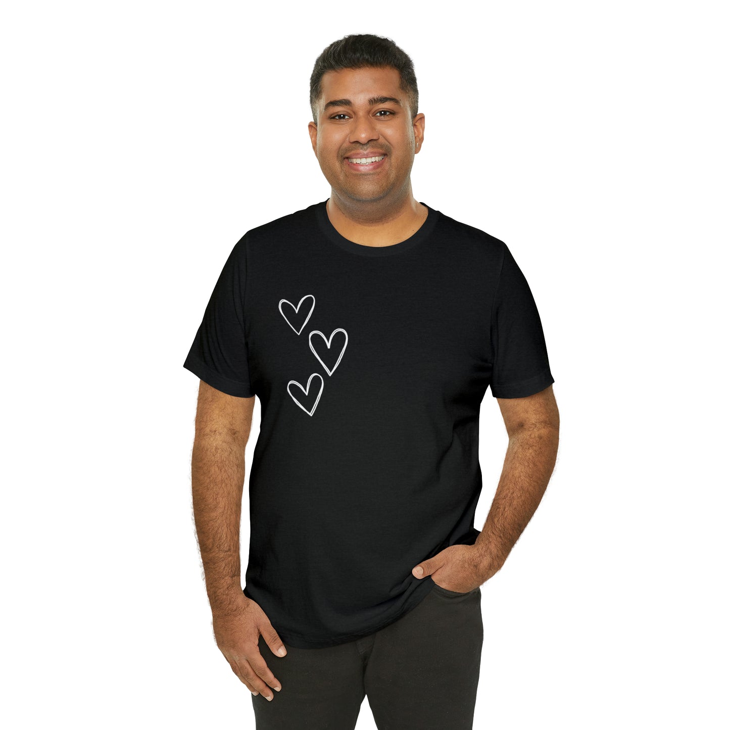 3 Hearts Simple Shirt