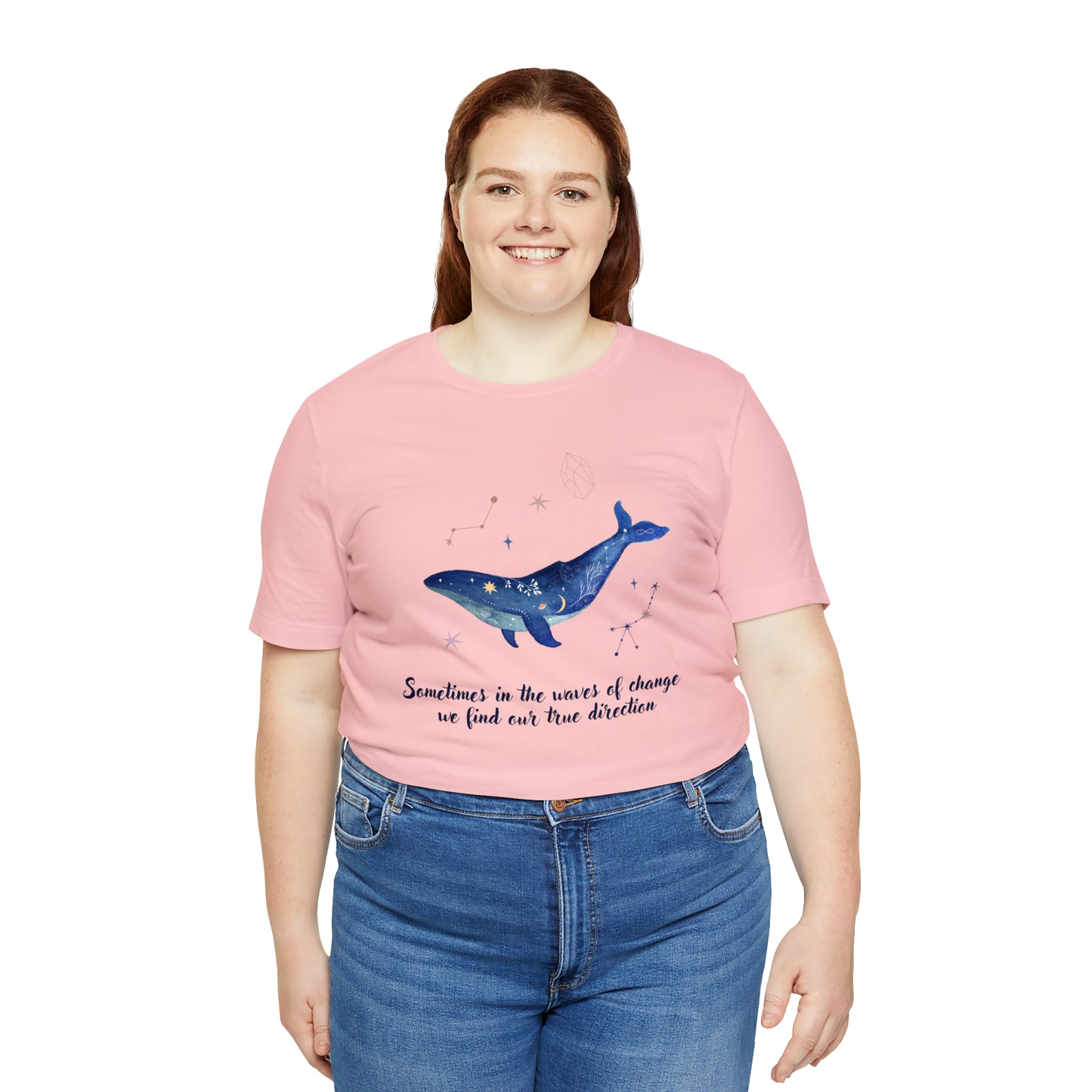 Sometimes In The Waves Of Change, We Find Our True Direction Whale Motivational Shirt