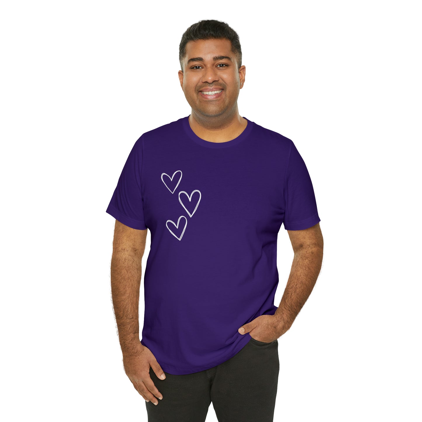 3 Hearts Simple Shirt