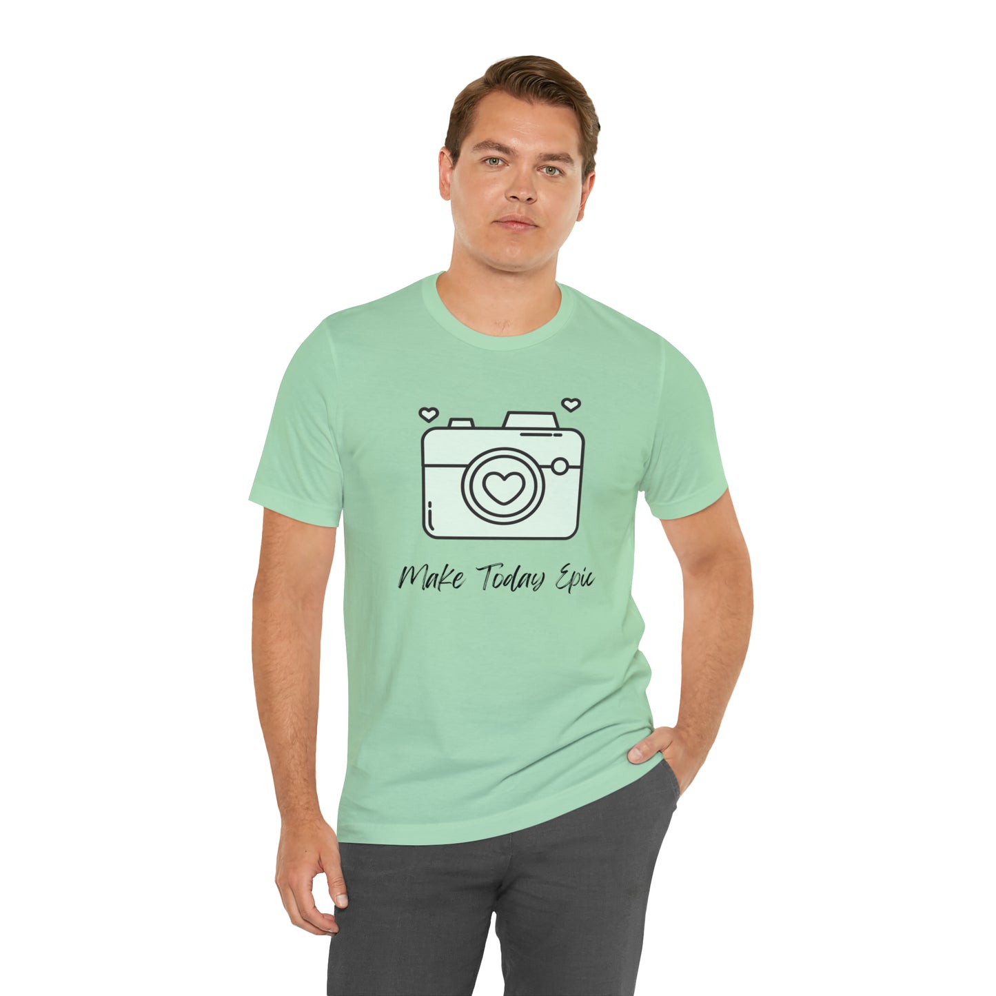 Make Today Epic Heart Camera Shirt