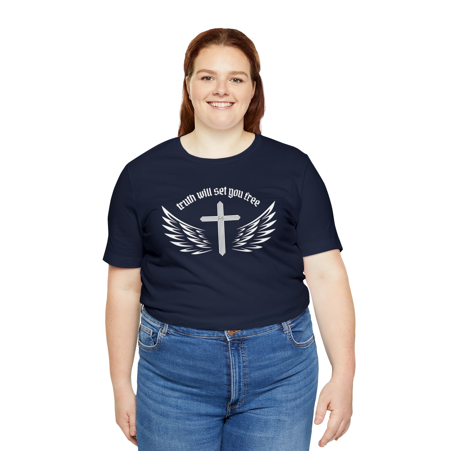Truth Will Set You Free Cross Wings Shirt