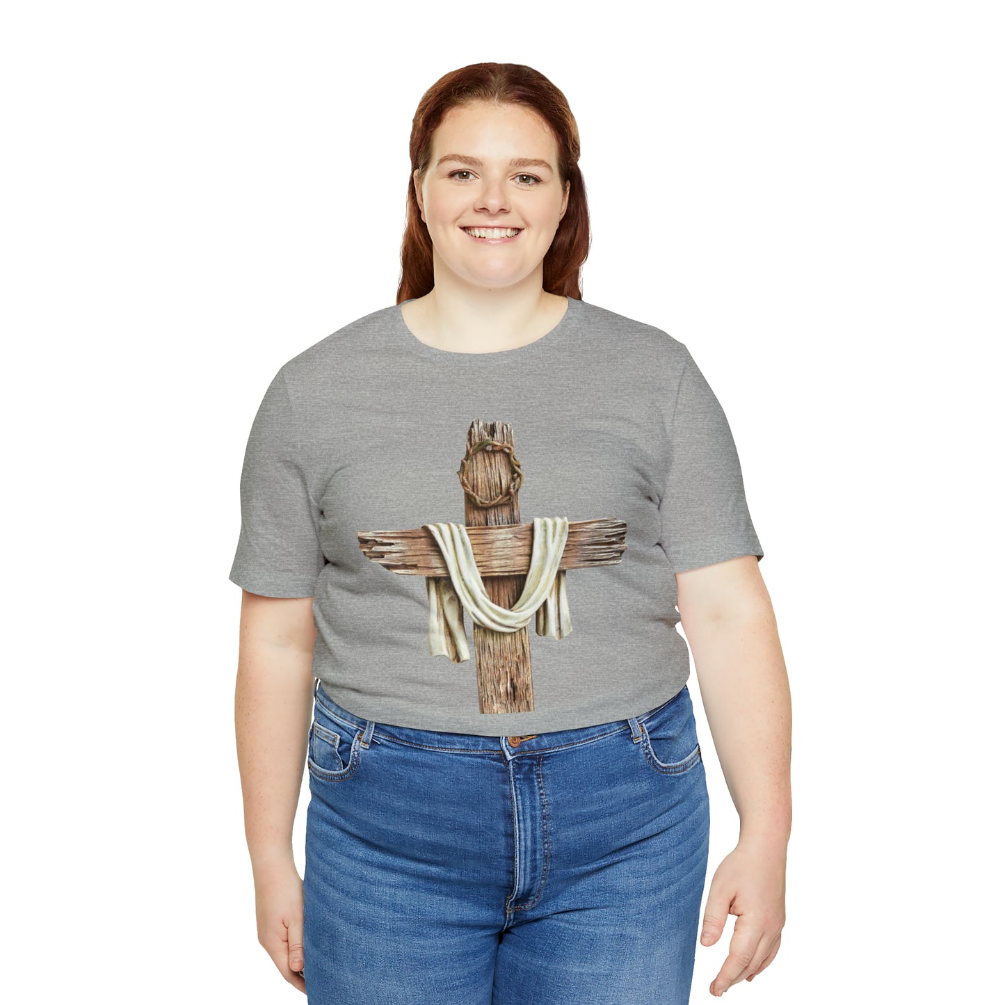 Realistic Cross Wood Shirt