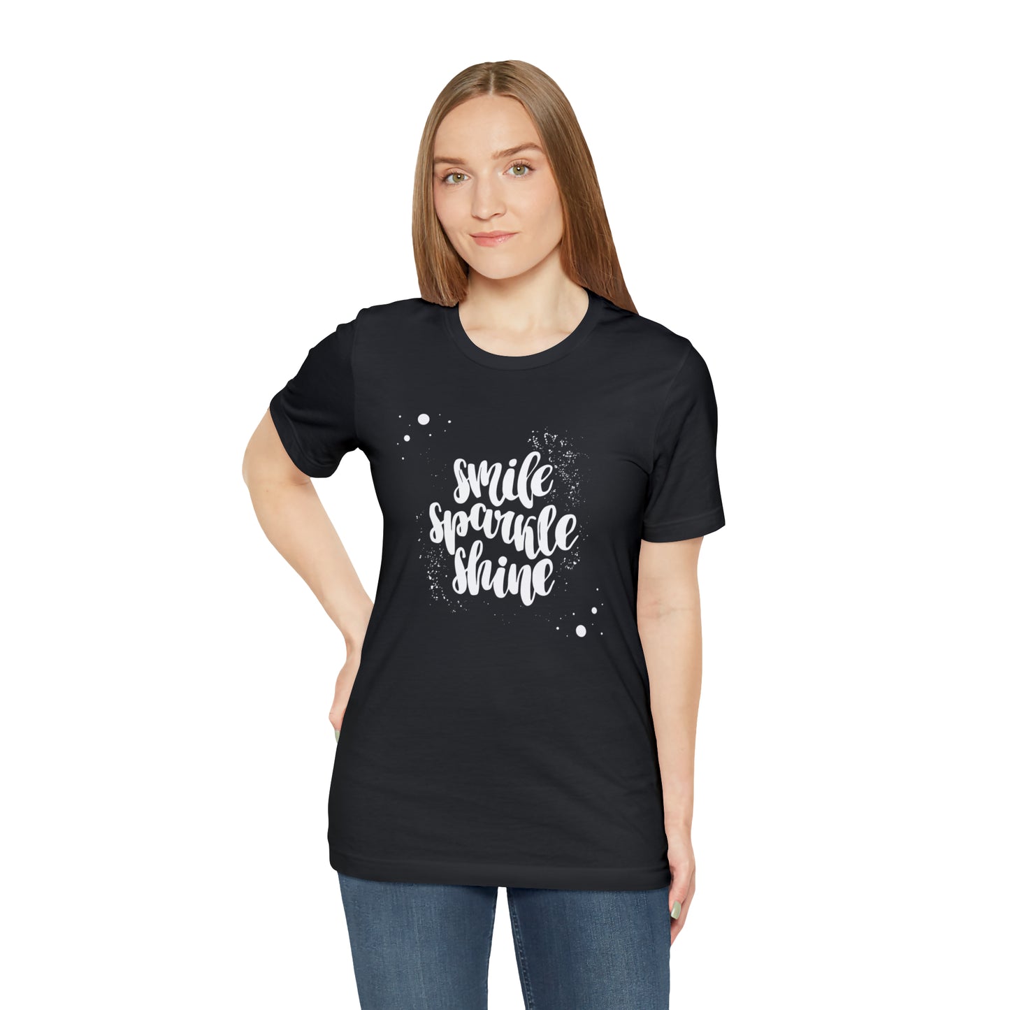 Smile, Sparkle, Shine Paint Splash Shirt