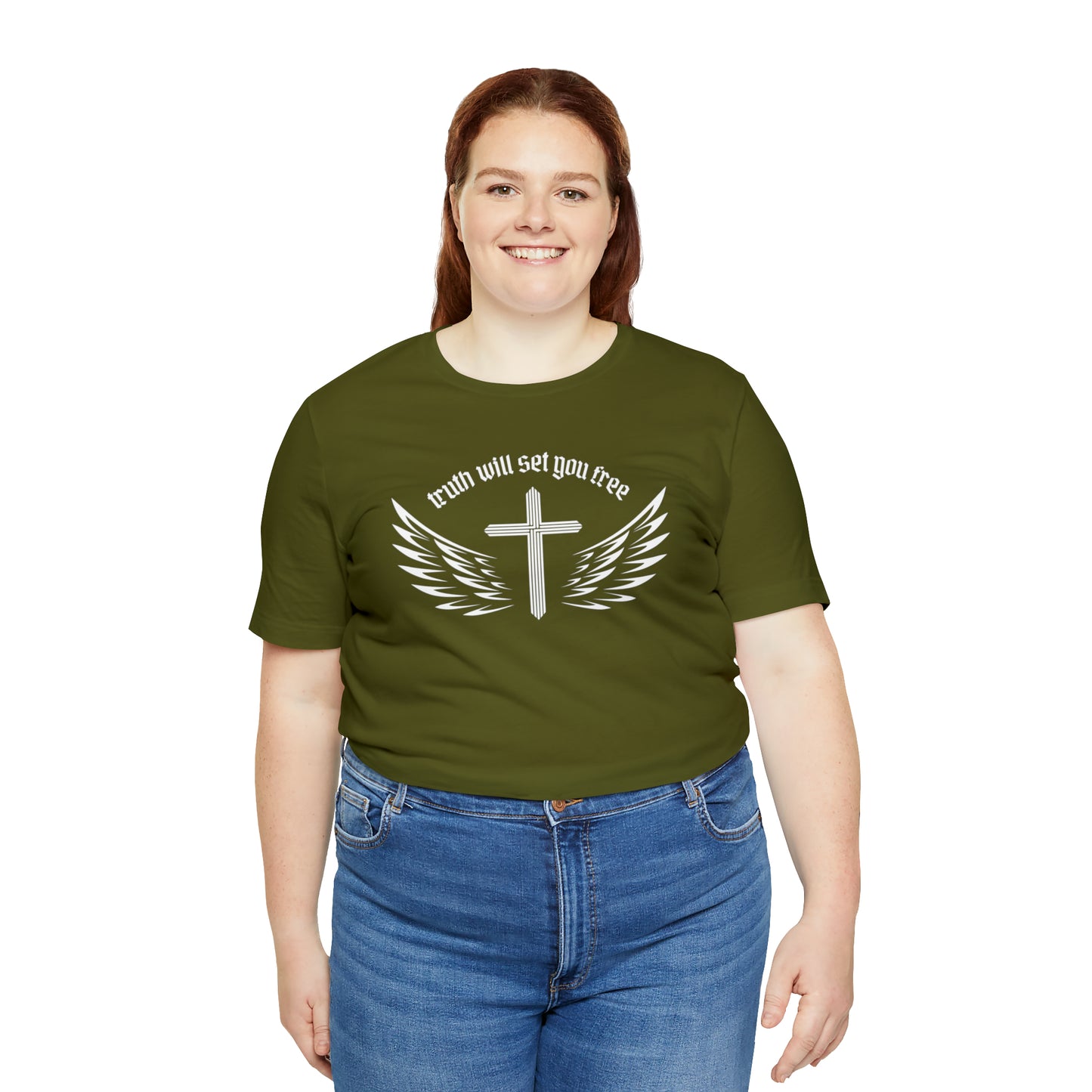 Truth Will Set You Free Cross Wings Shirt
