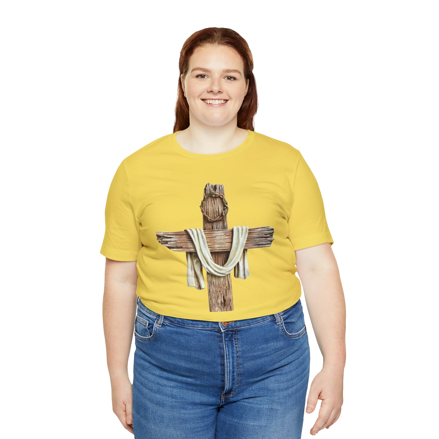 Realistic Cross Wood Shirt