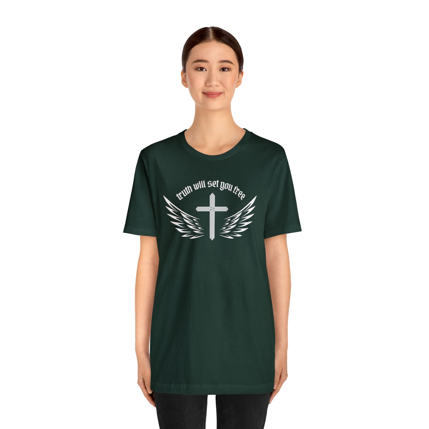 Truth Will Set You Free Cross Wings Shirt