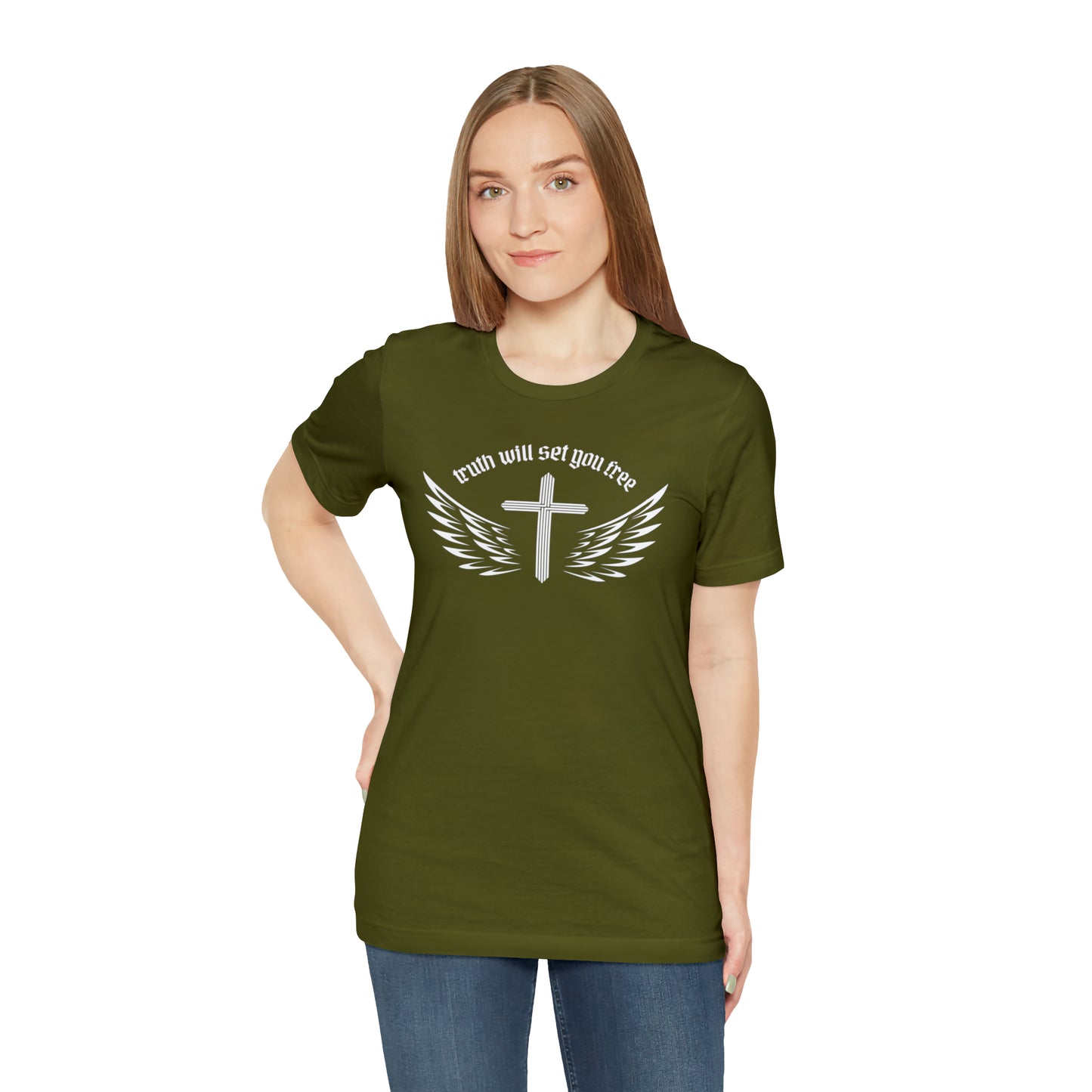 Truth Will Set You Free Cross Wings Shirt