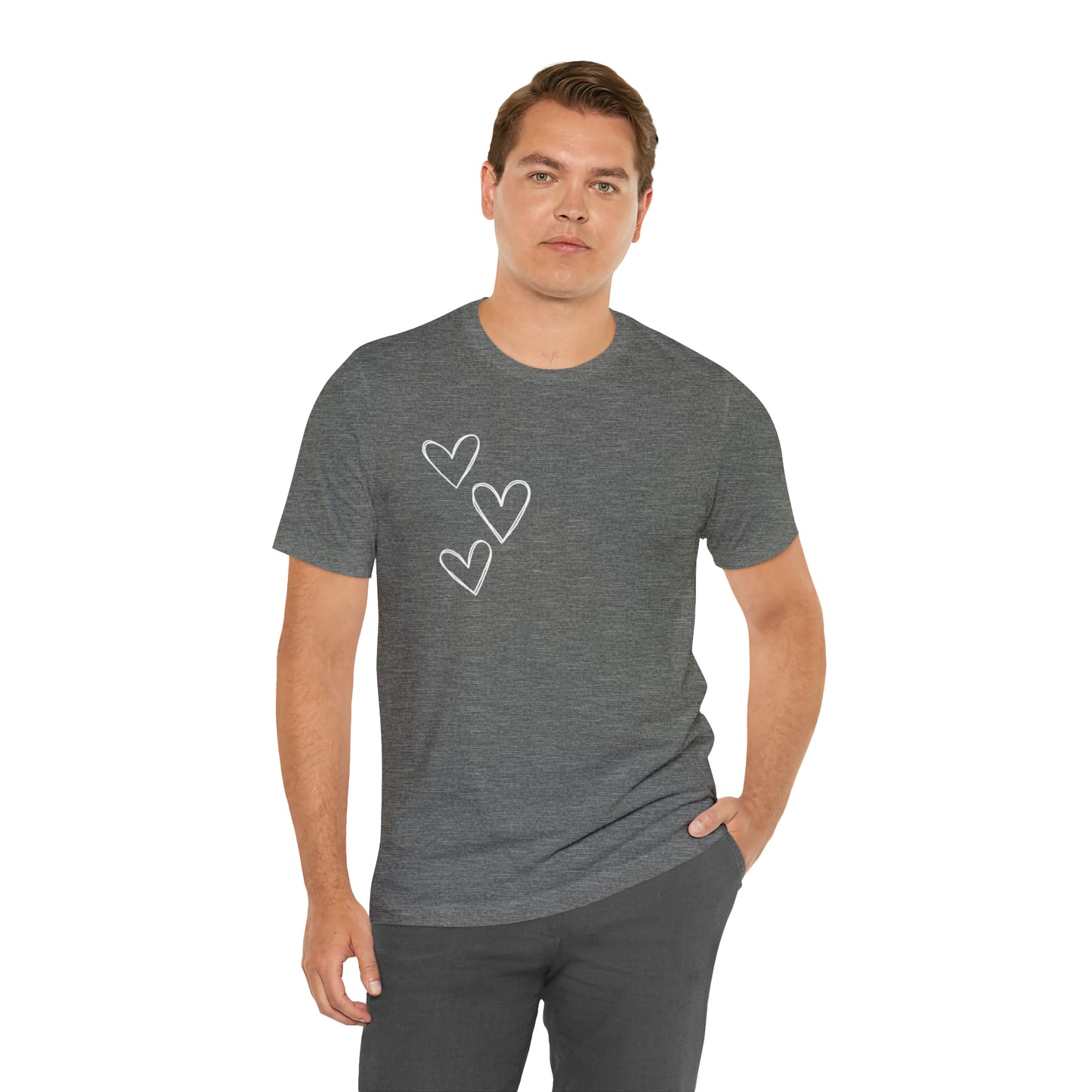 3 Hearts Simple Shirt