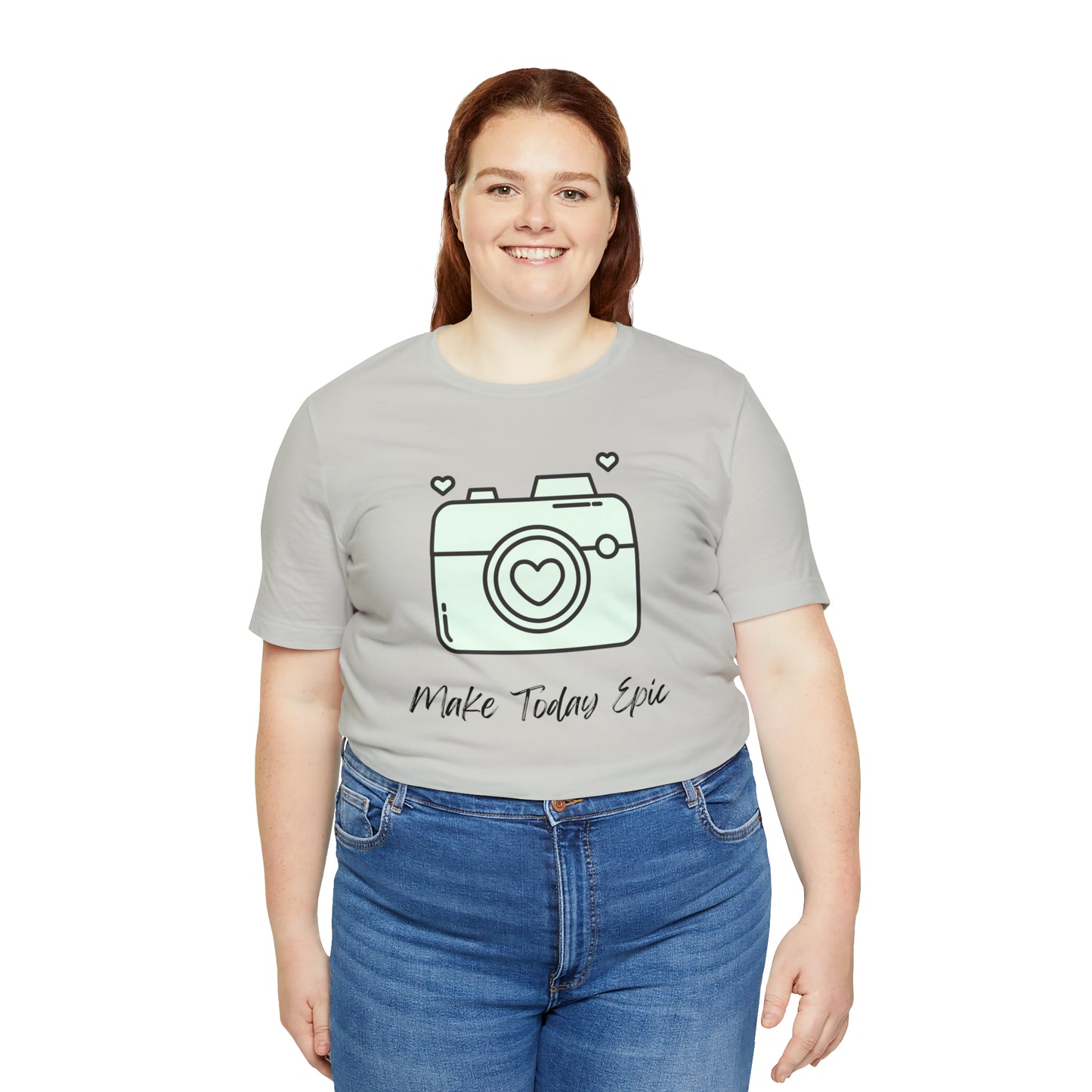 Make Today Epic Heart Camera Shirt