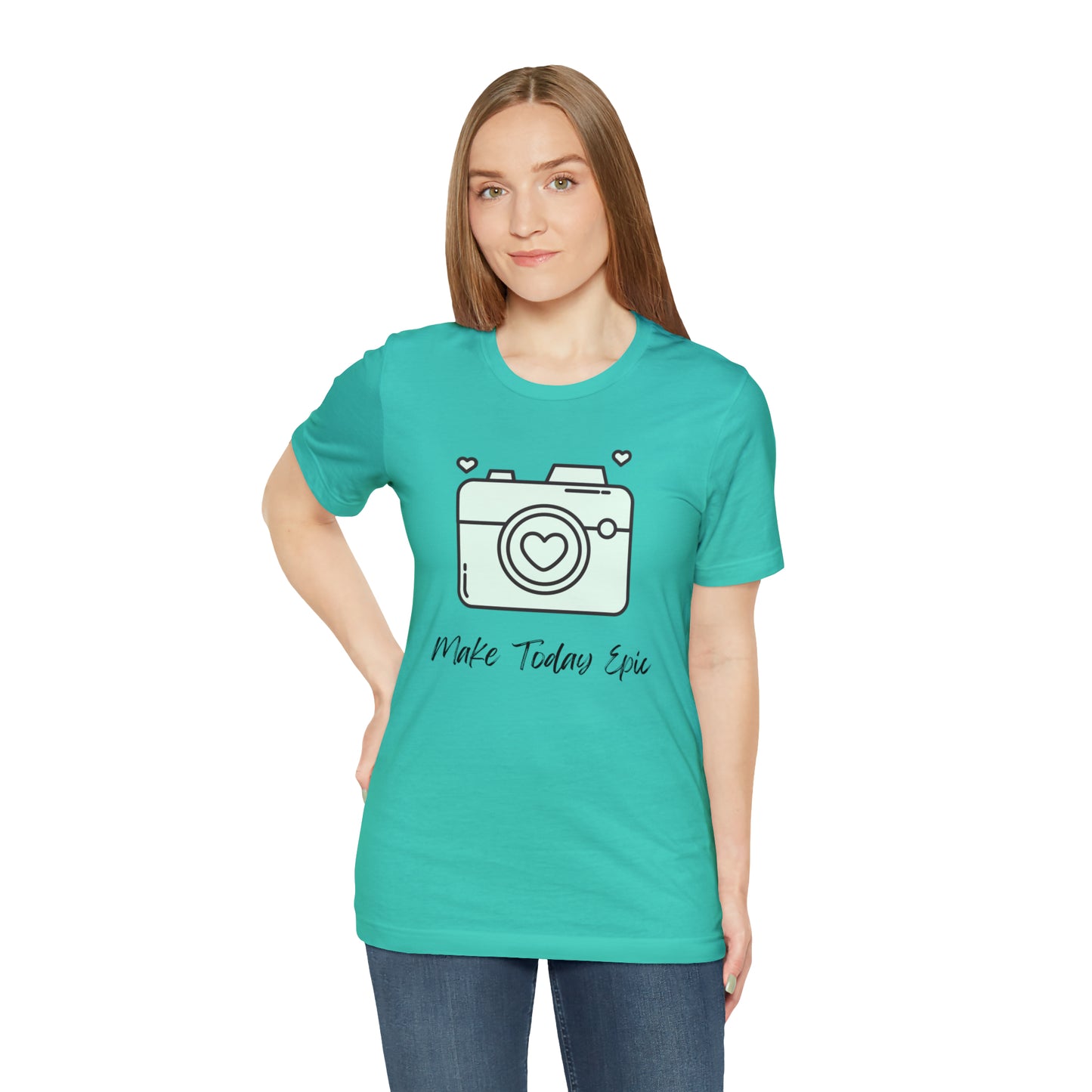 Make Today Epic Heart Camera Shirt