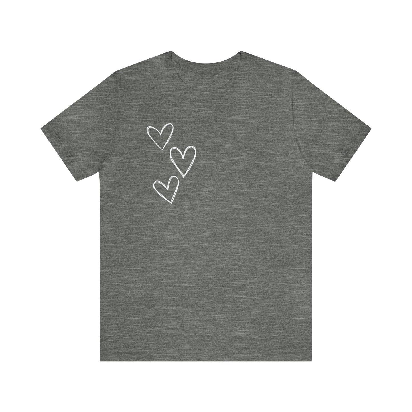 3 Hearts Simple Shirt