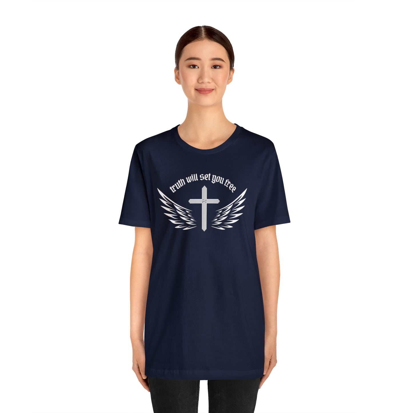 Truth Will Set You Free Cross Wings Shirt