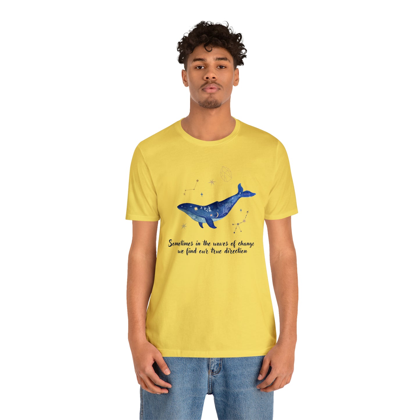 Sometimes In The Waves Of Change, We Find Our True Direction Whale Motivational Shirt